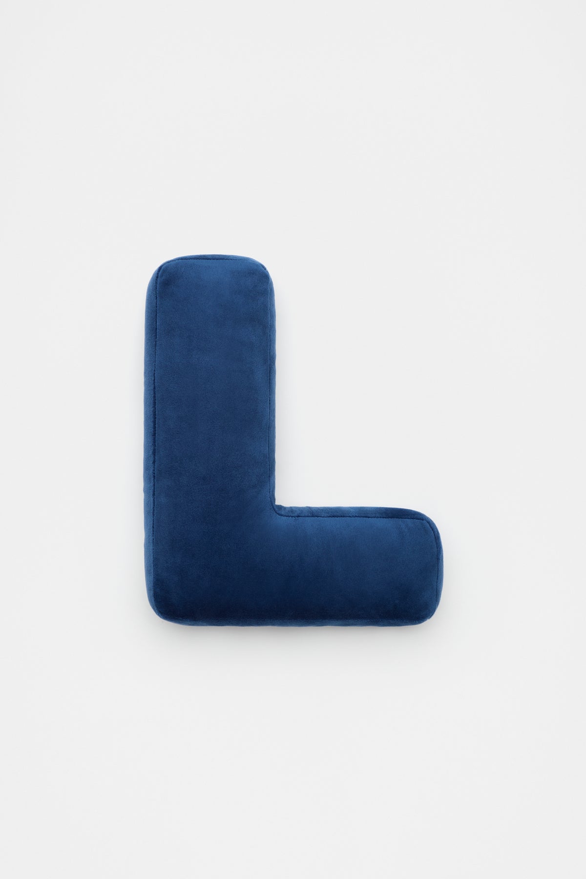 Blue Velvet Initial Cushion