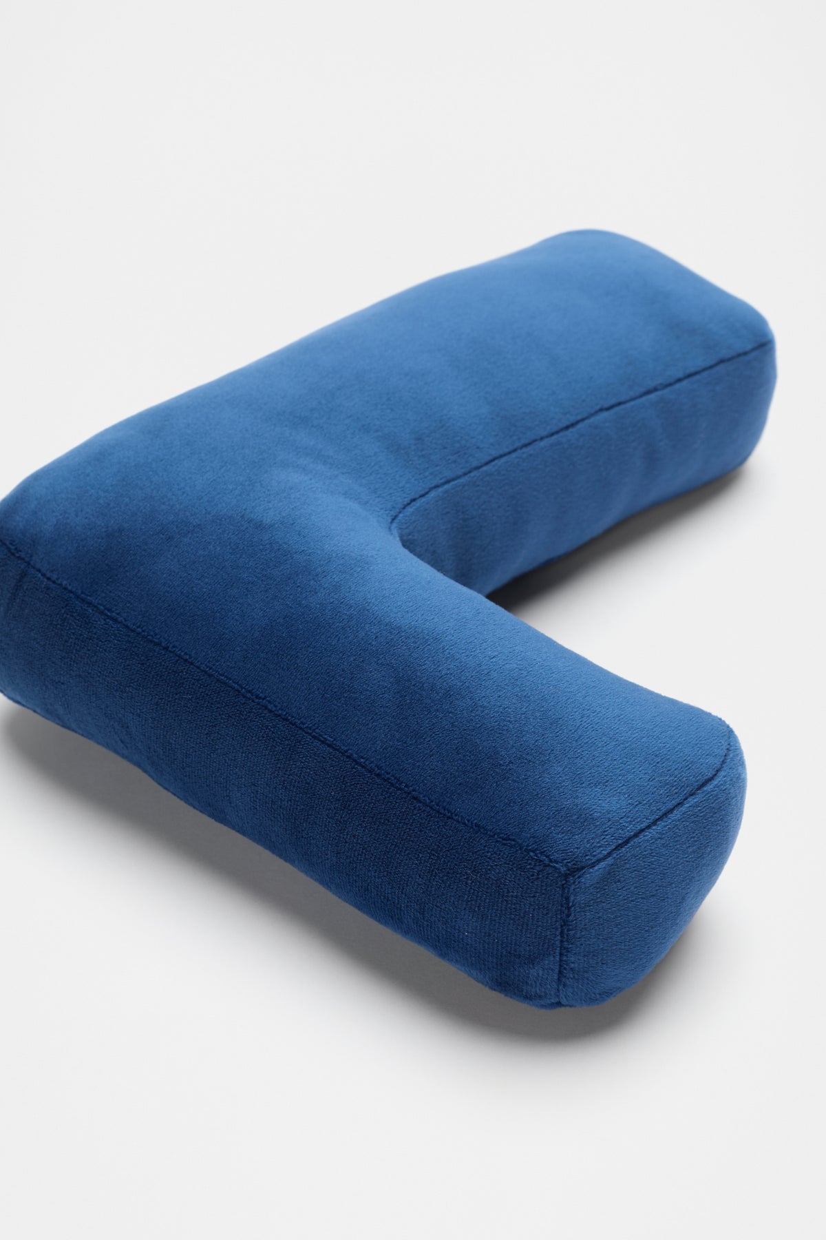 Blue Velvet Initial Cushion
