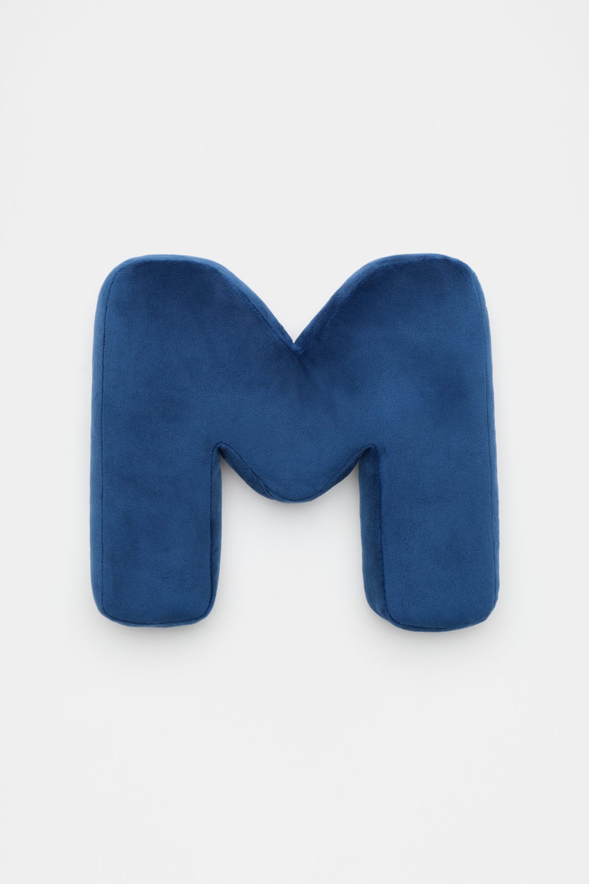 Blue Velvet Initial Cushion