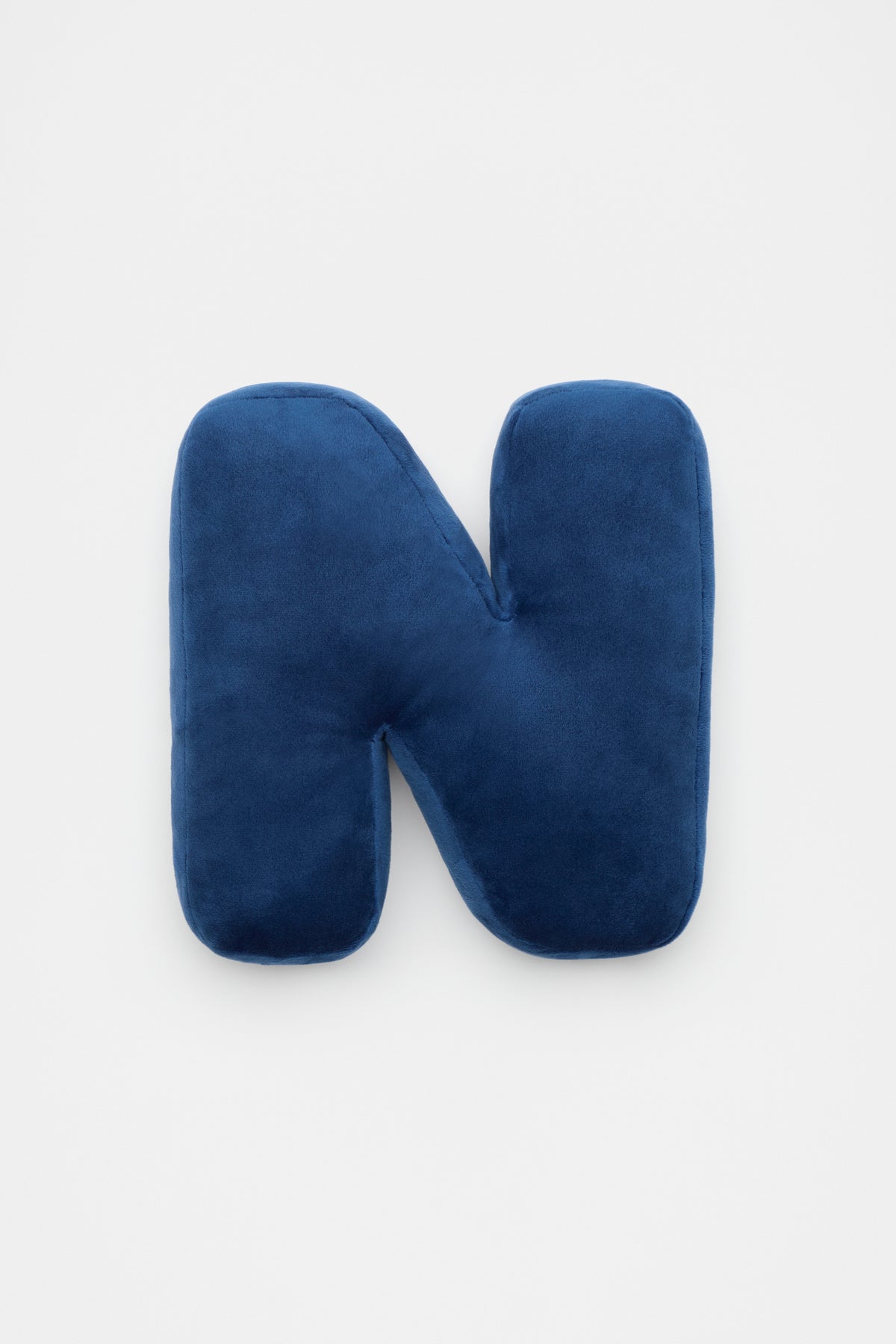 Blue Velvet Initial Cushion