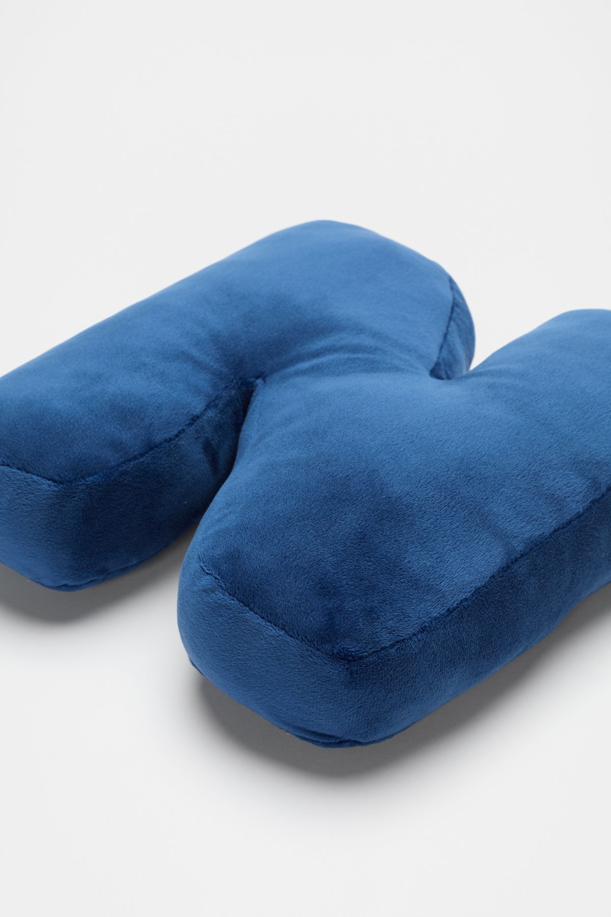 Blue Velvet Initial Cushion
