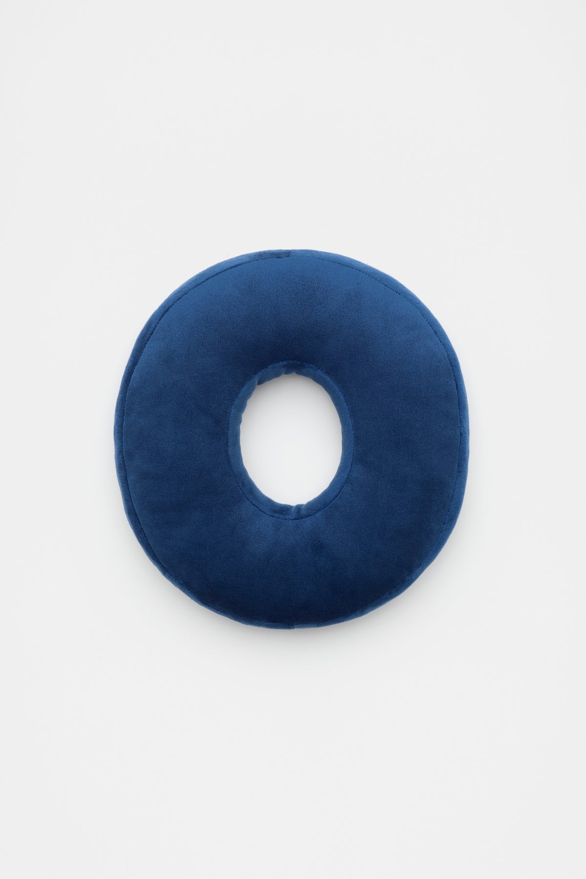 Blue Velvet Initial Cushion