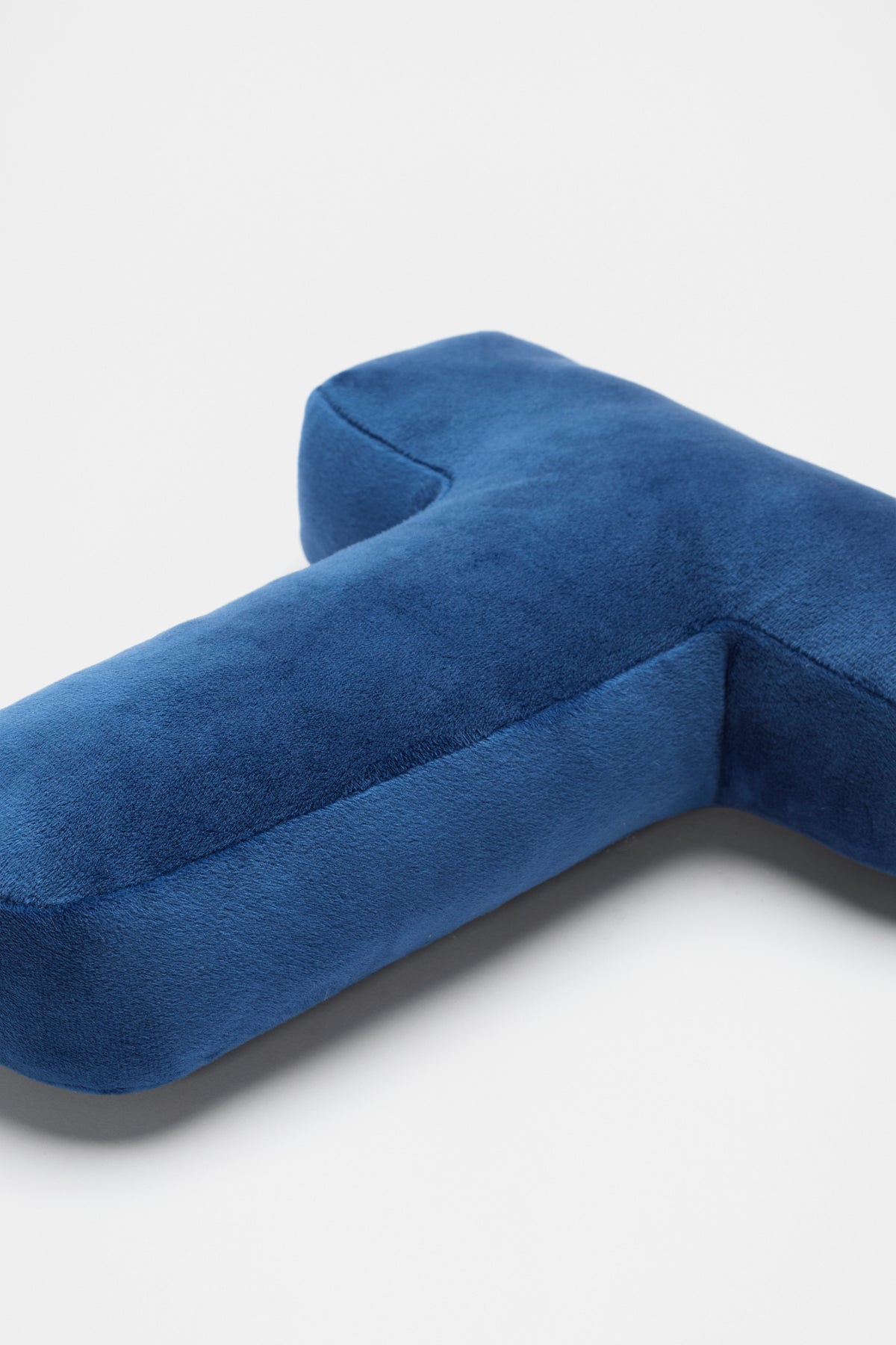 Blue Velvet Initial Cushion