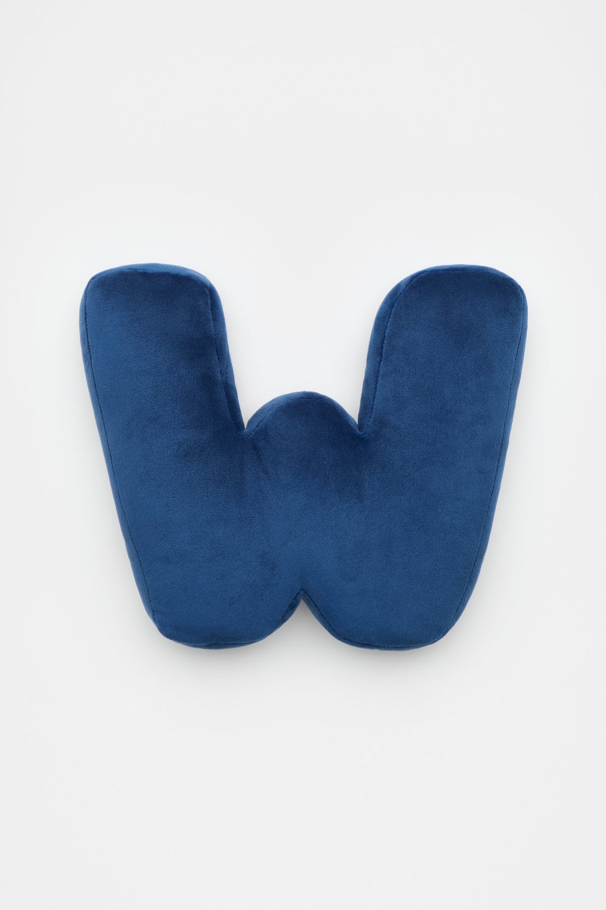 Blue Velvet Initial Cushion