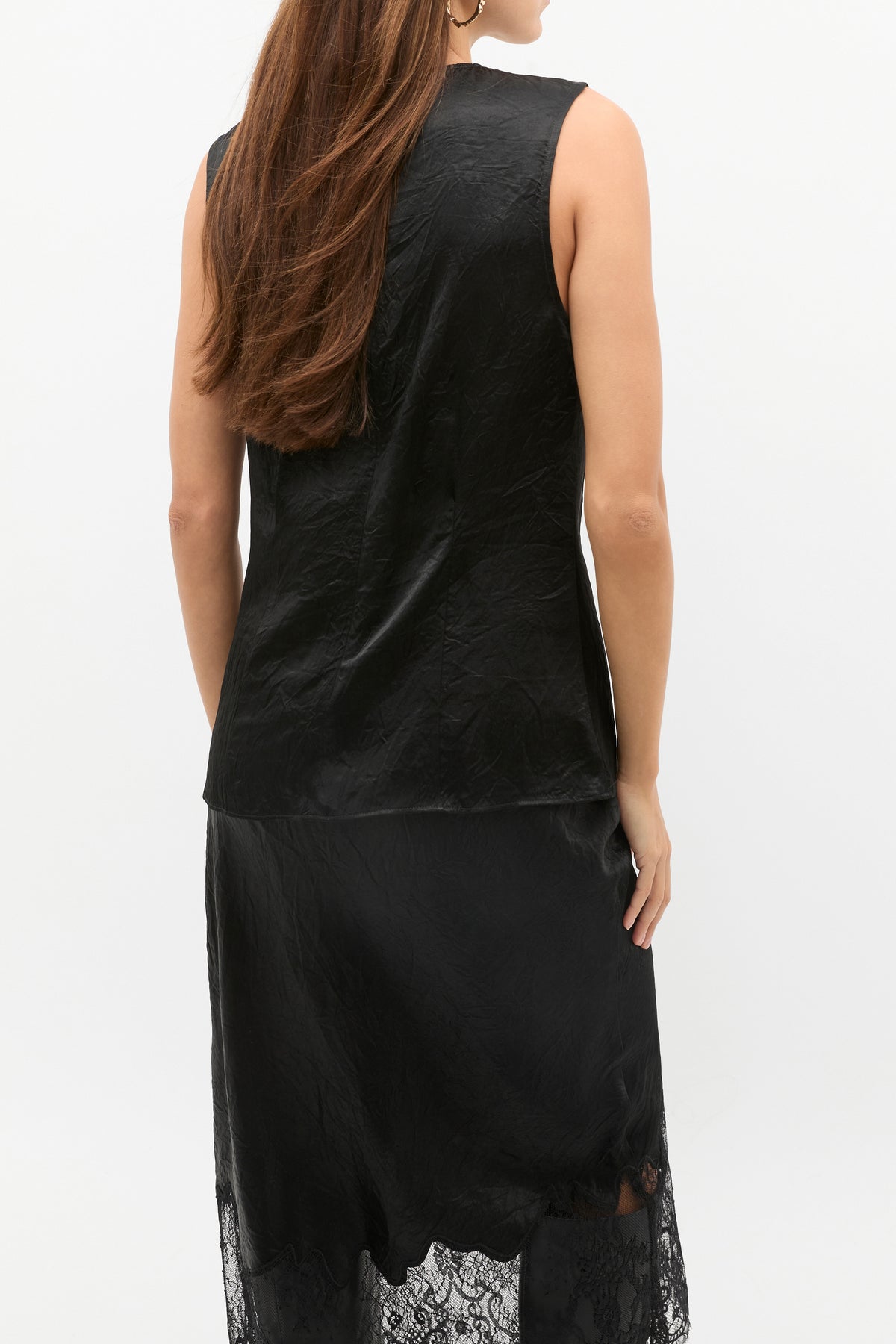 Textured Satin Top