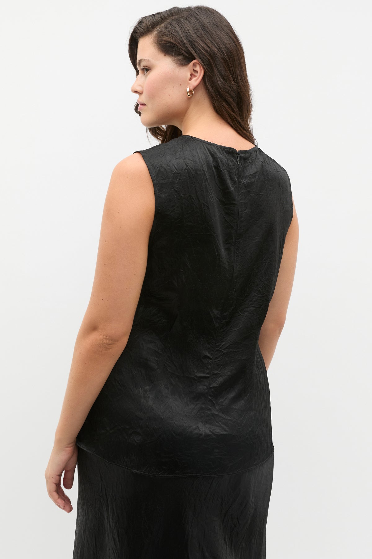 Textured Satin Top