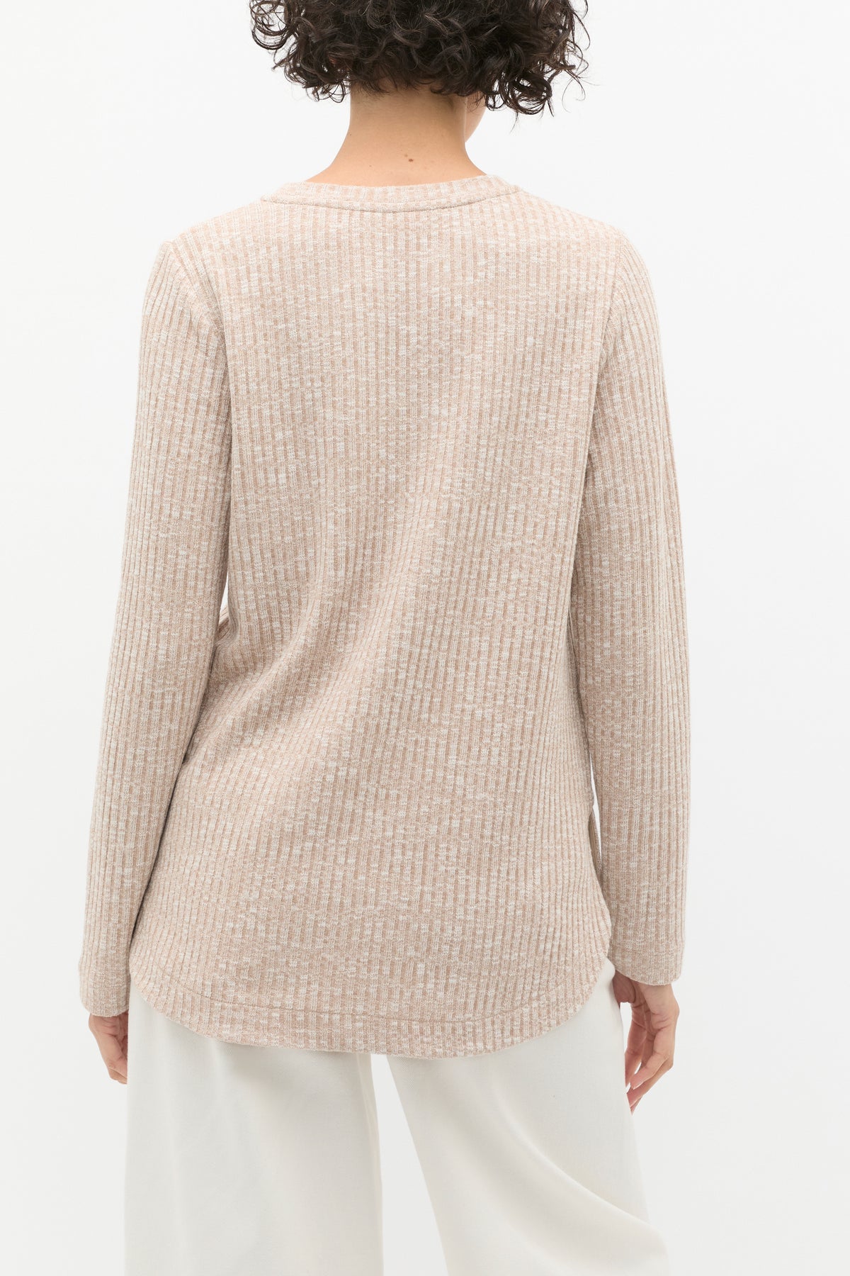 Textured Long Sleeve Top