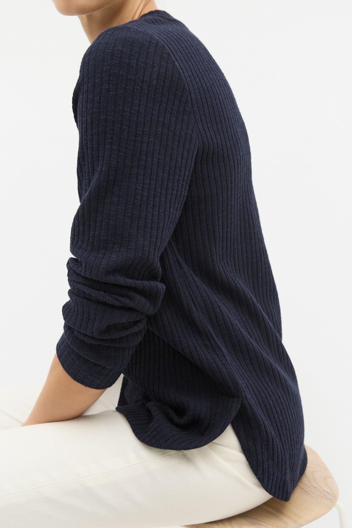 Textured Long Sleeve Top