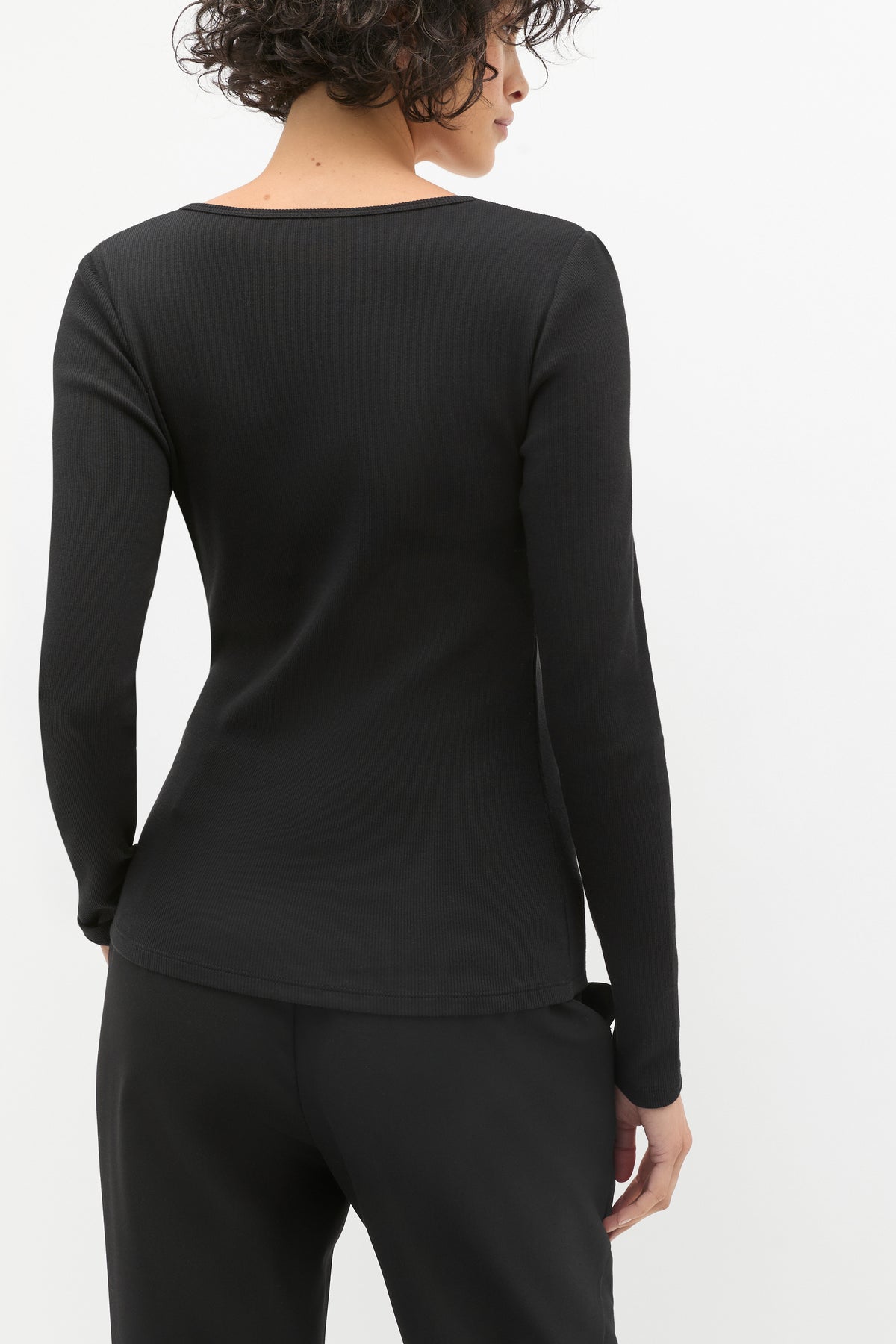 Lace Detail Long Sleeve Top