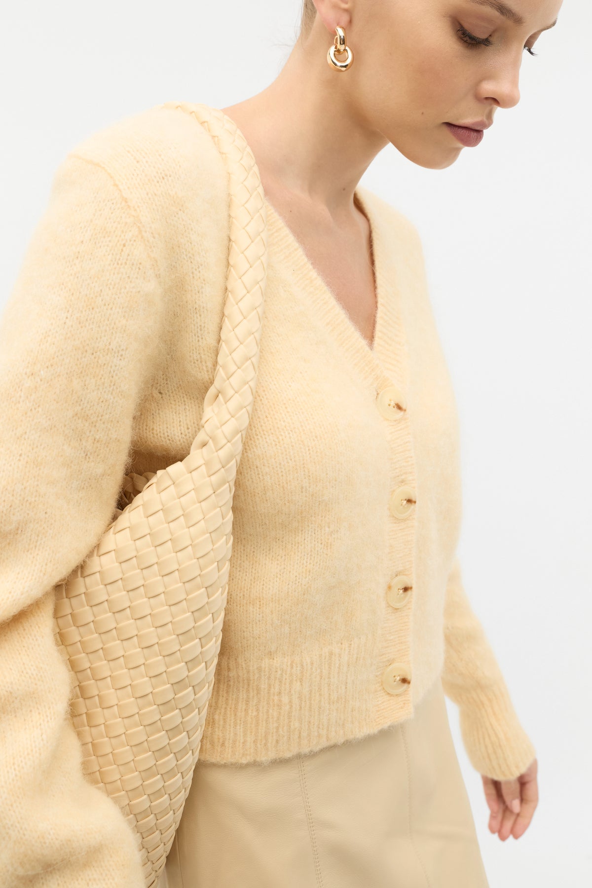 Lofty Button Knit Cardigan