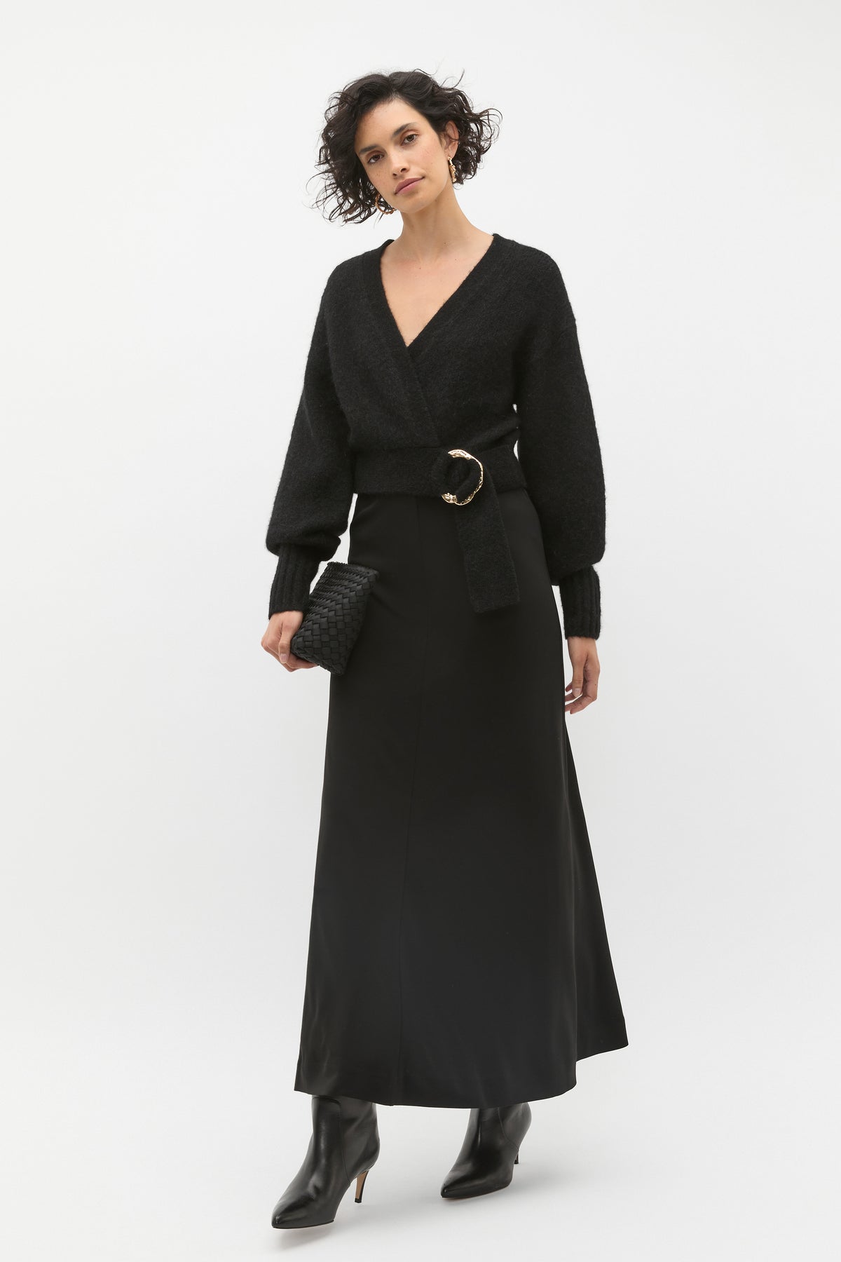 Lofty Wrap Buckle Knit