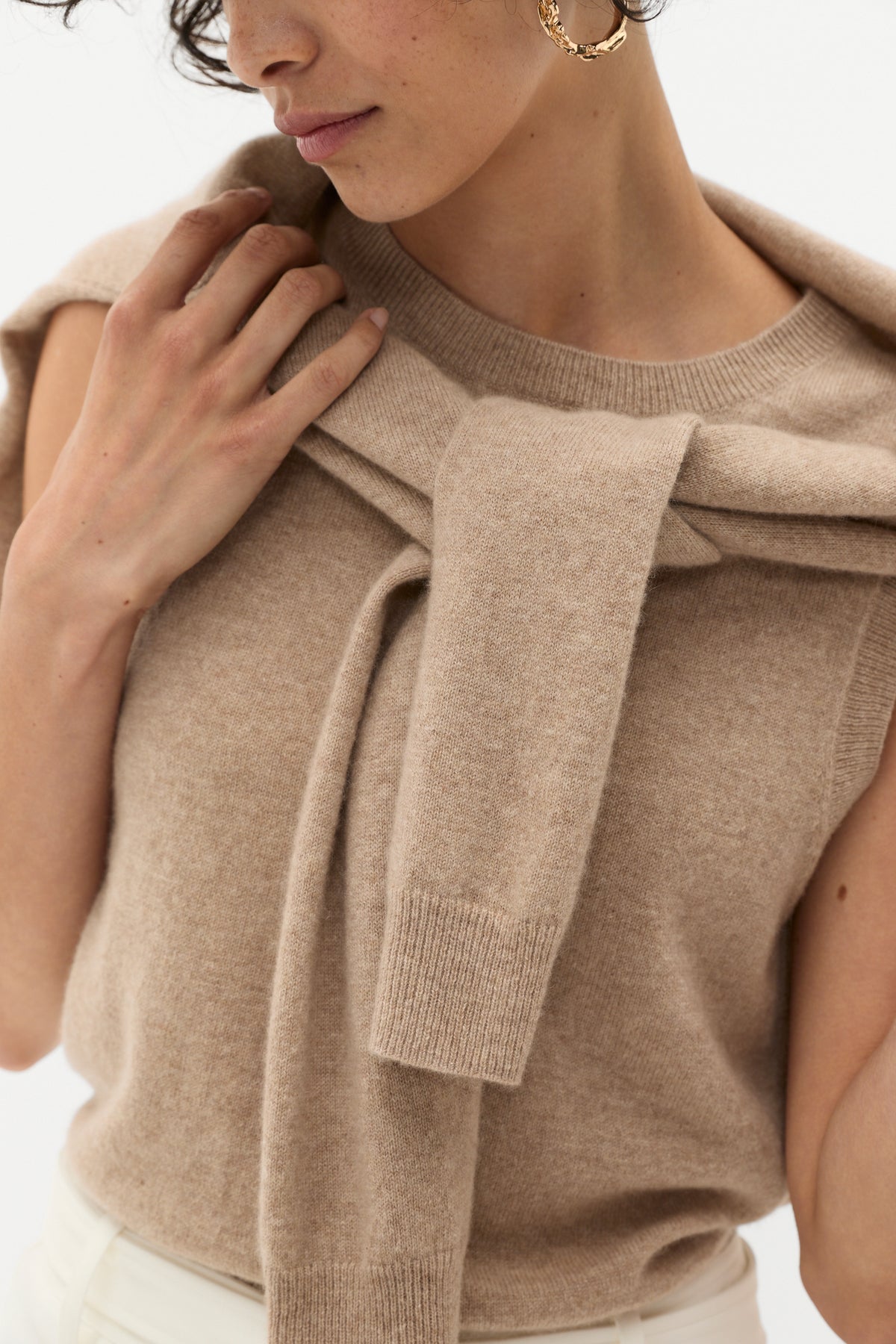 Cashmere Knit Vest