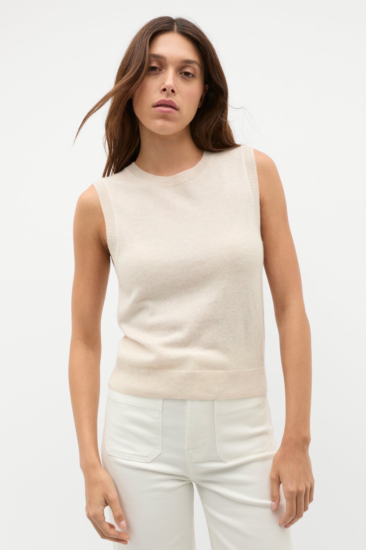 Cashmere Knit Vest