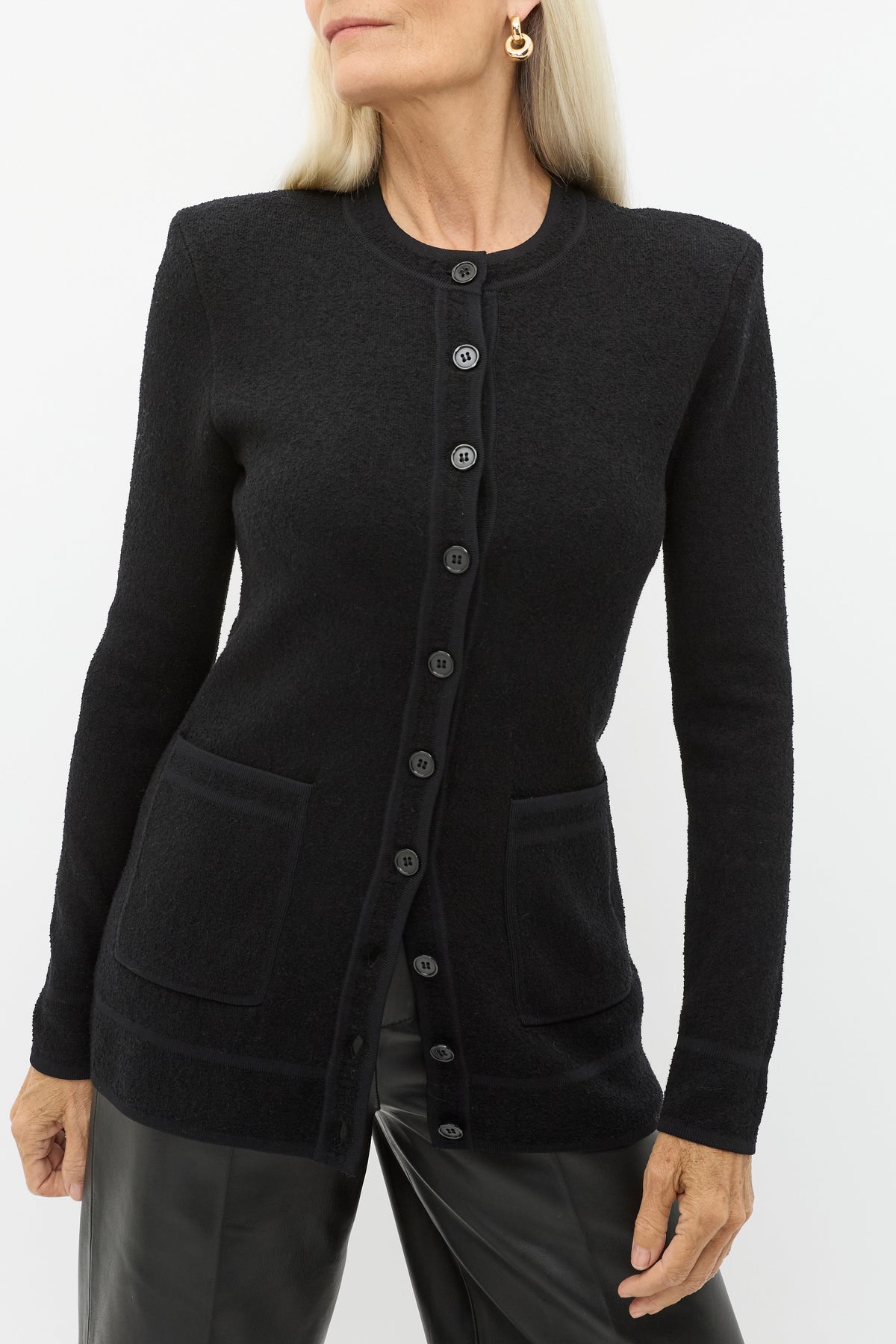 Boucle Fitted Cardigan