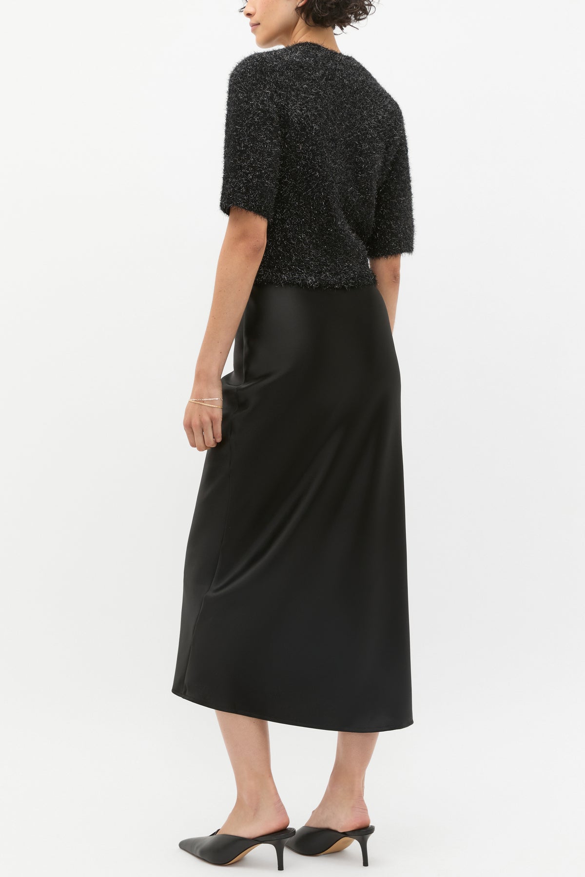 Lurex Tinsel Crop Cardi
