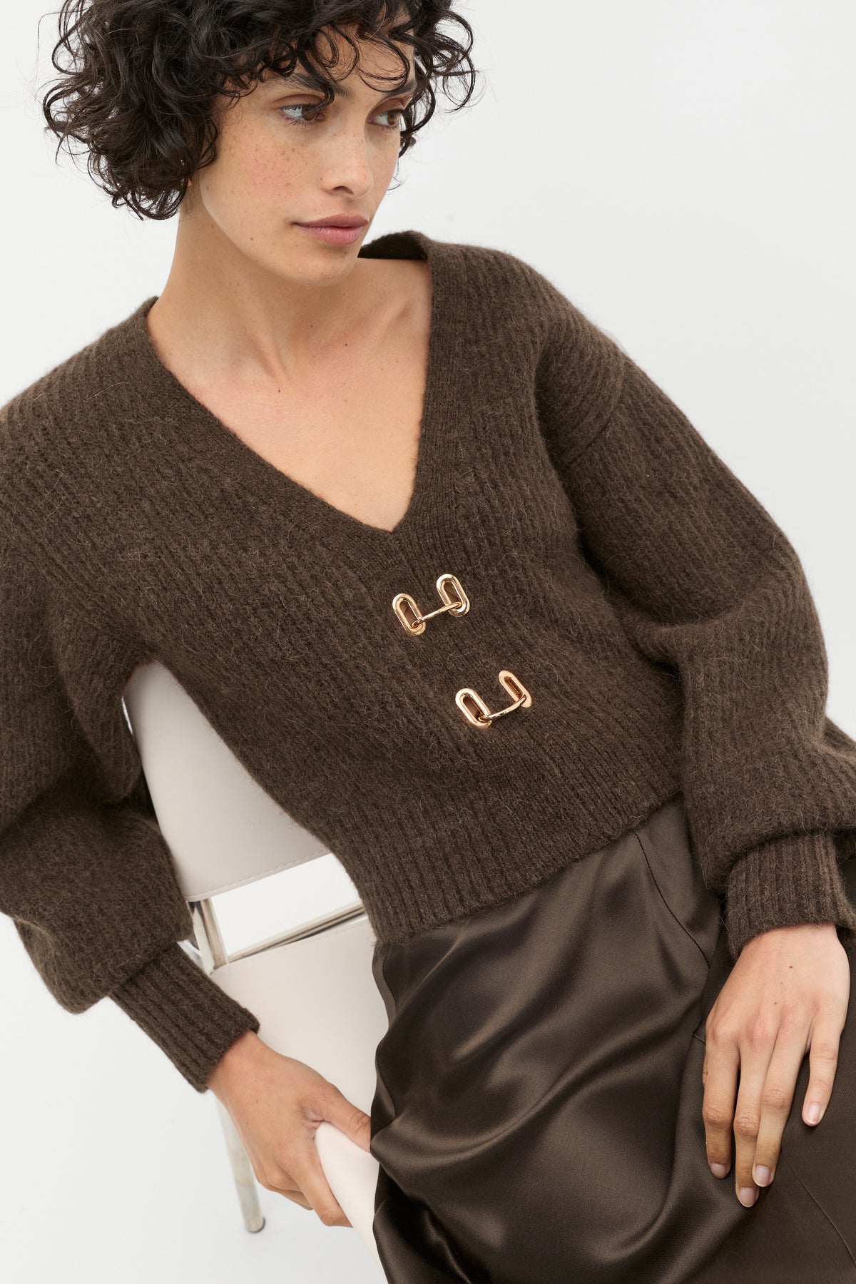 Lofty Ring Detail Knit