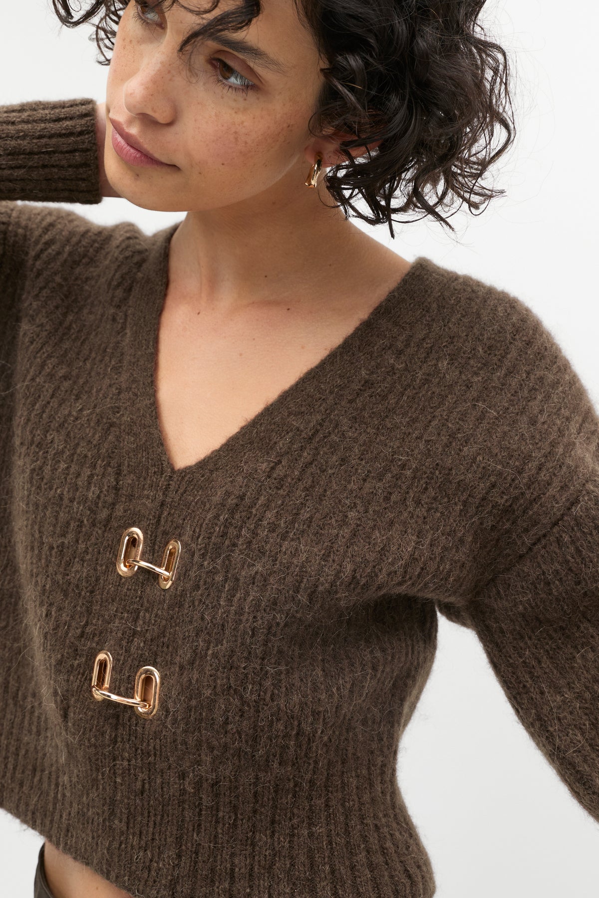 Lofty Ring Detail Knit