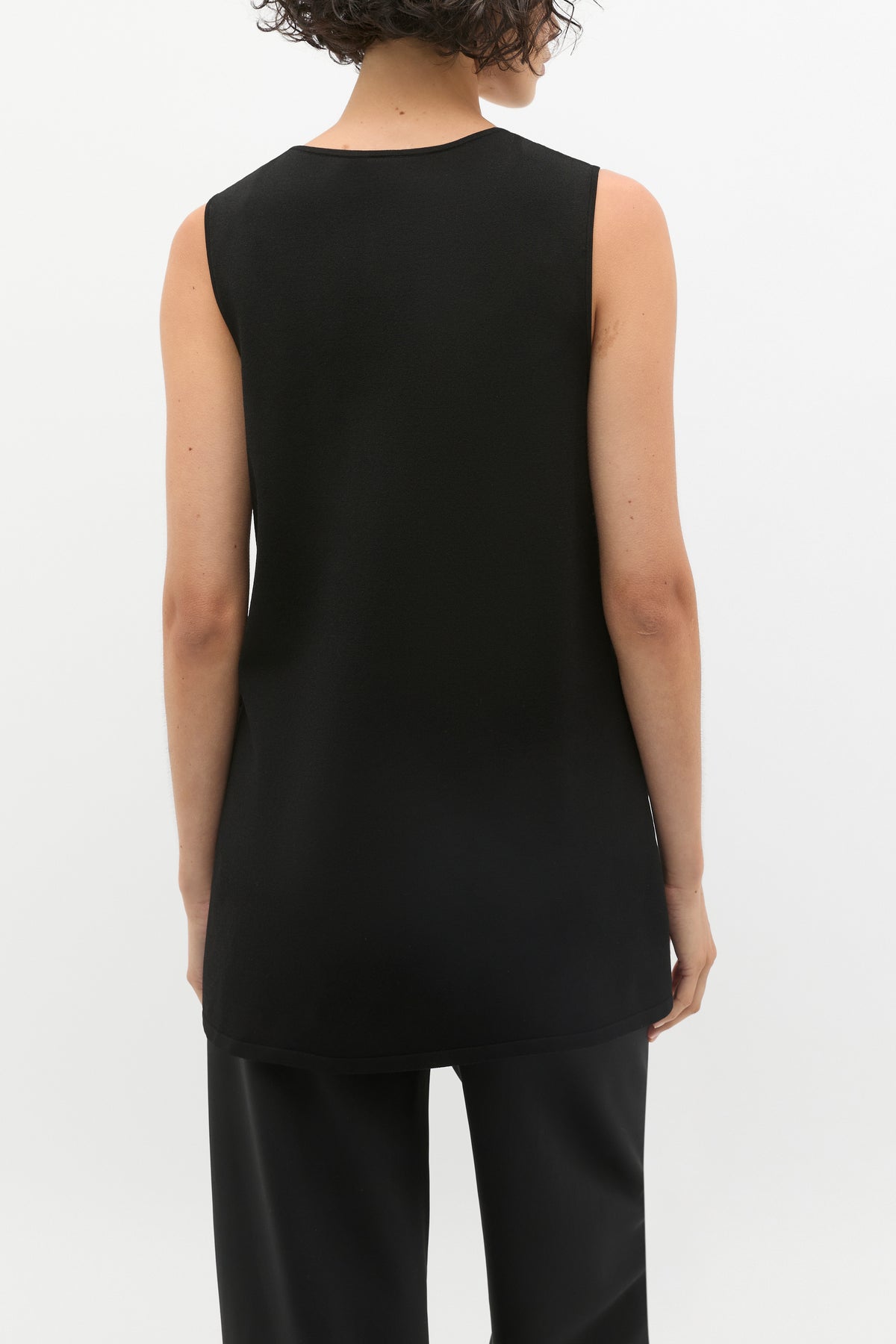 Compact Crepe Knit Tunic