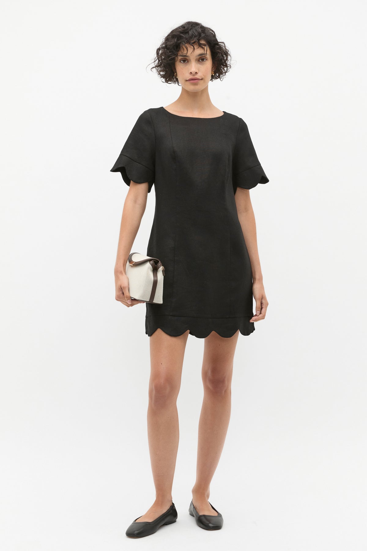 Scallop Hem Dress