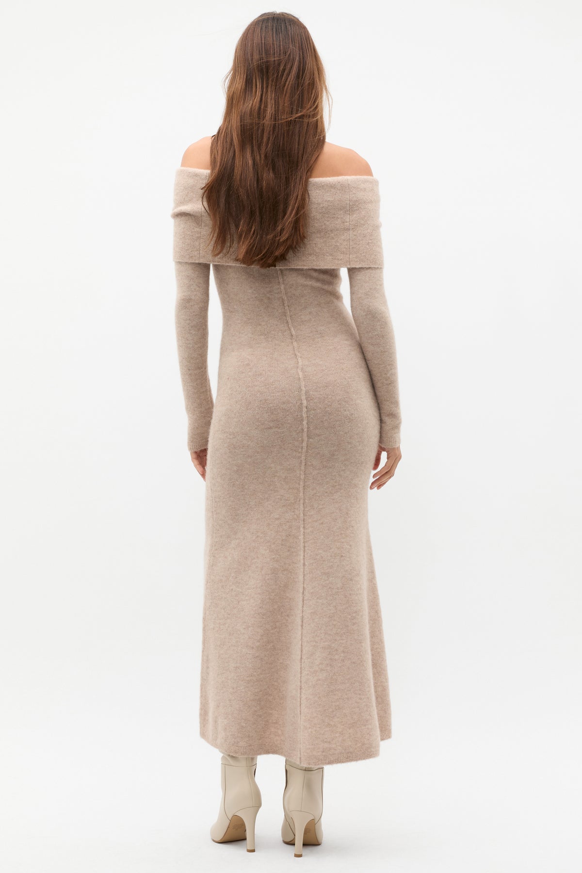 Lofty Off Shoulder Knit Dress