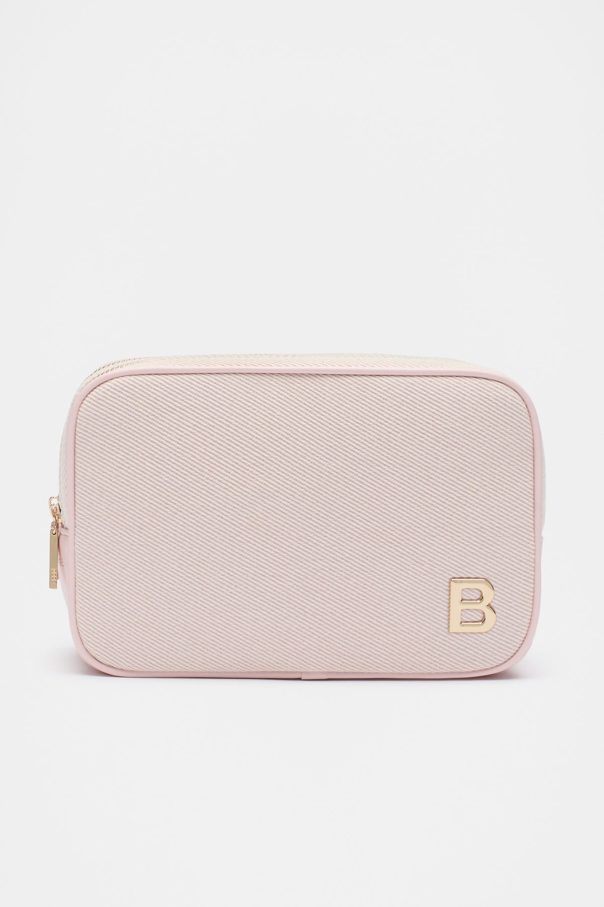 Initials Make Up Bag Rose Petal