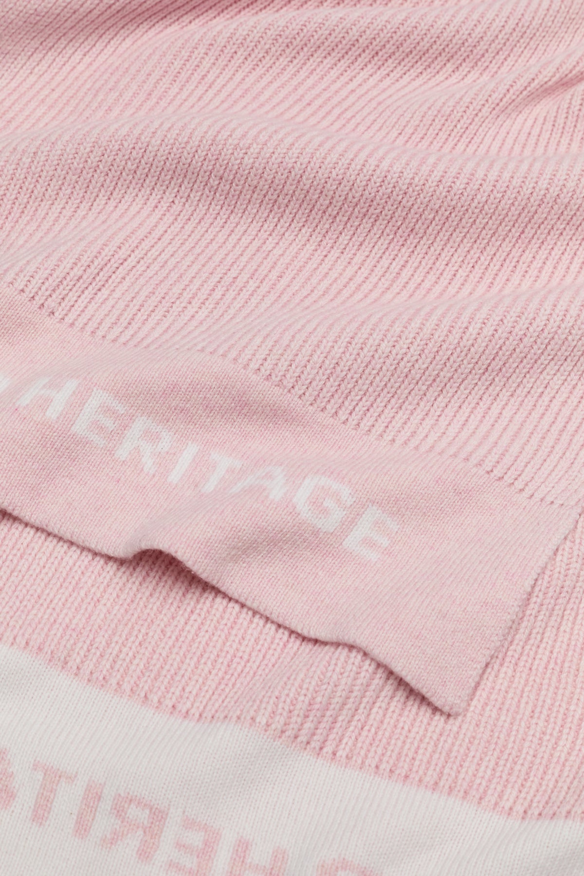Rib Knit Logo Scarf