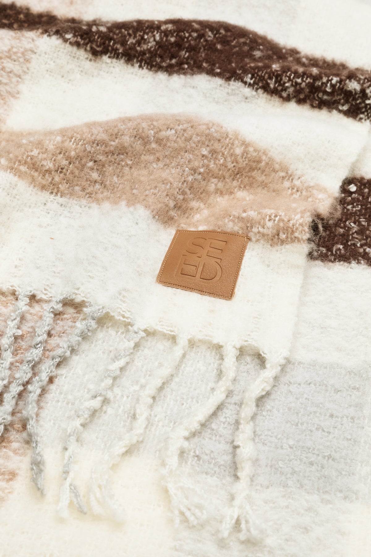 Check Textured Scarf