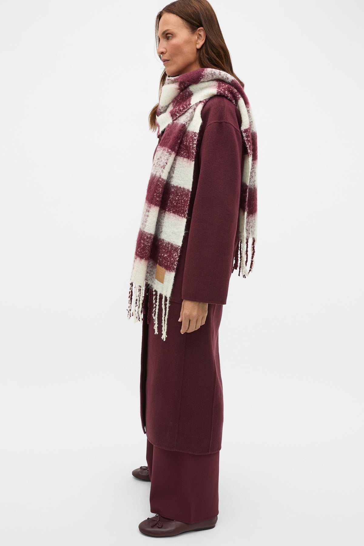 Check Textured Scarf