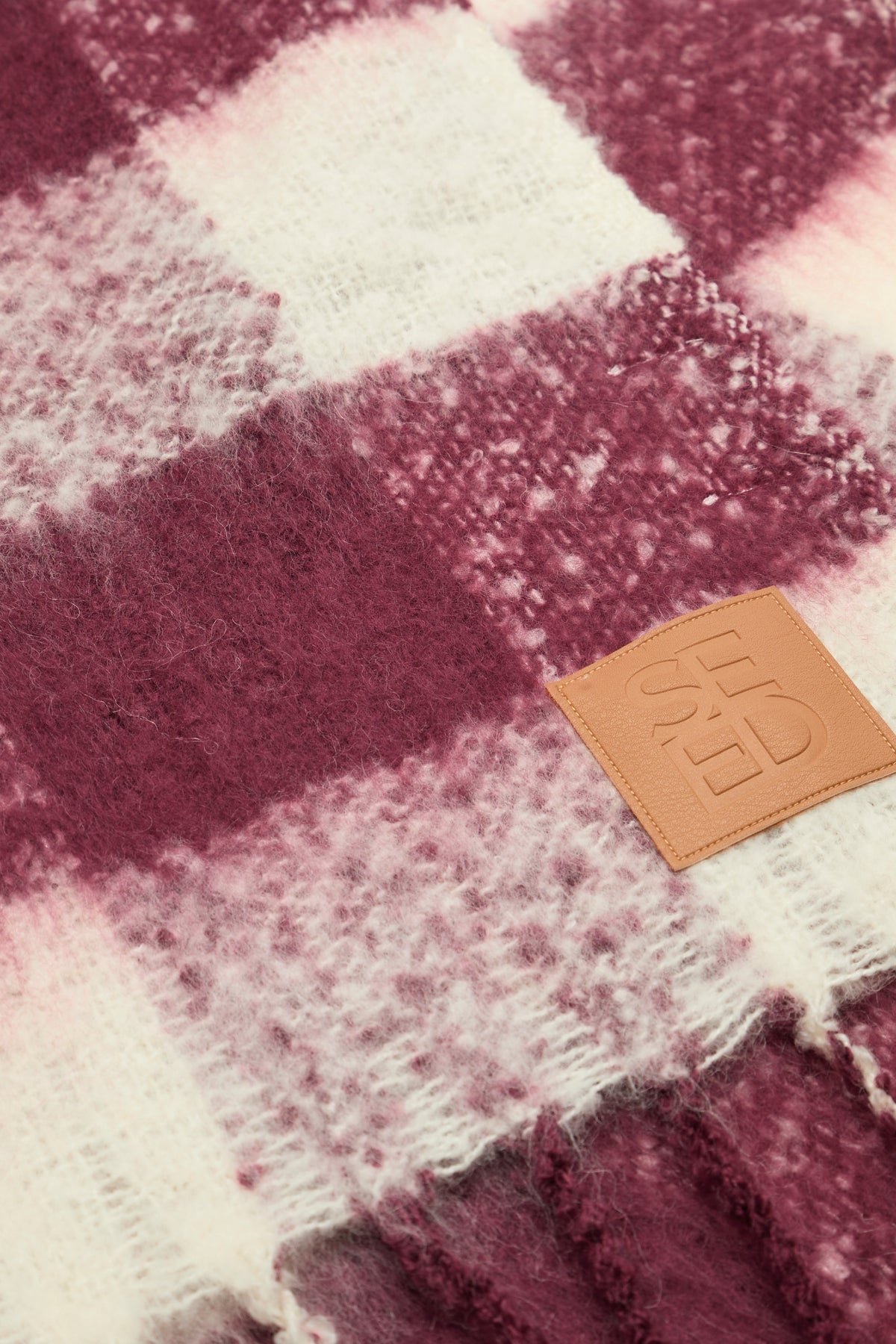 Check Textured Scarf