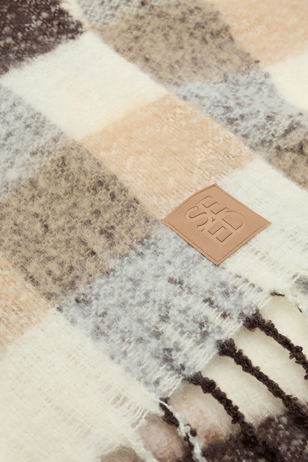 Check Textured Scarf