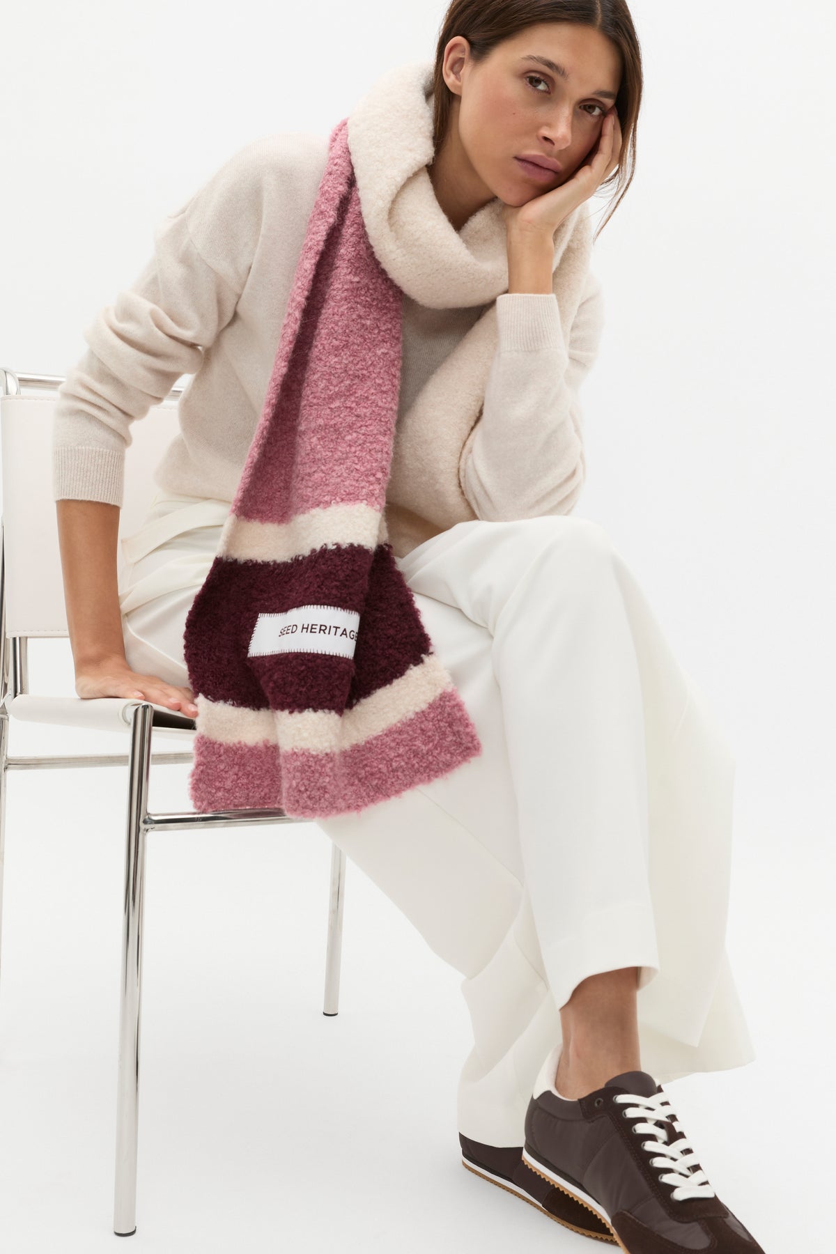 Colour Block Scarf