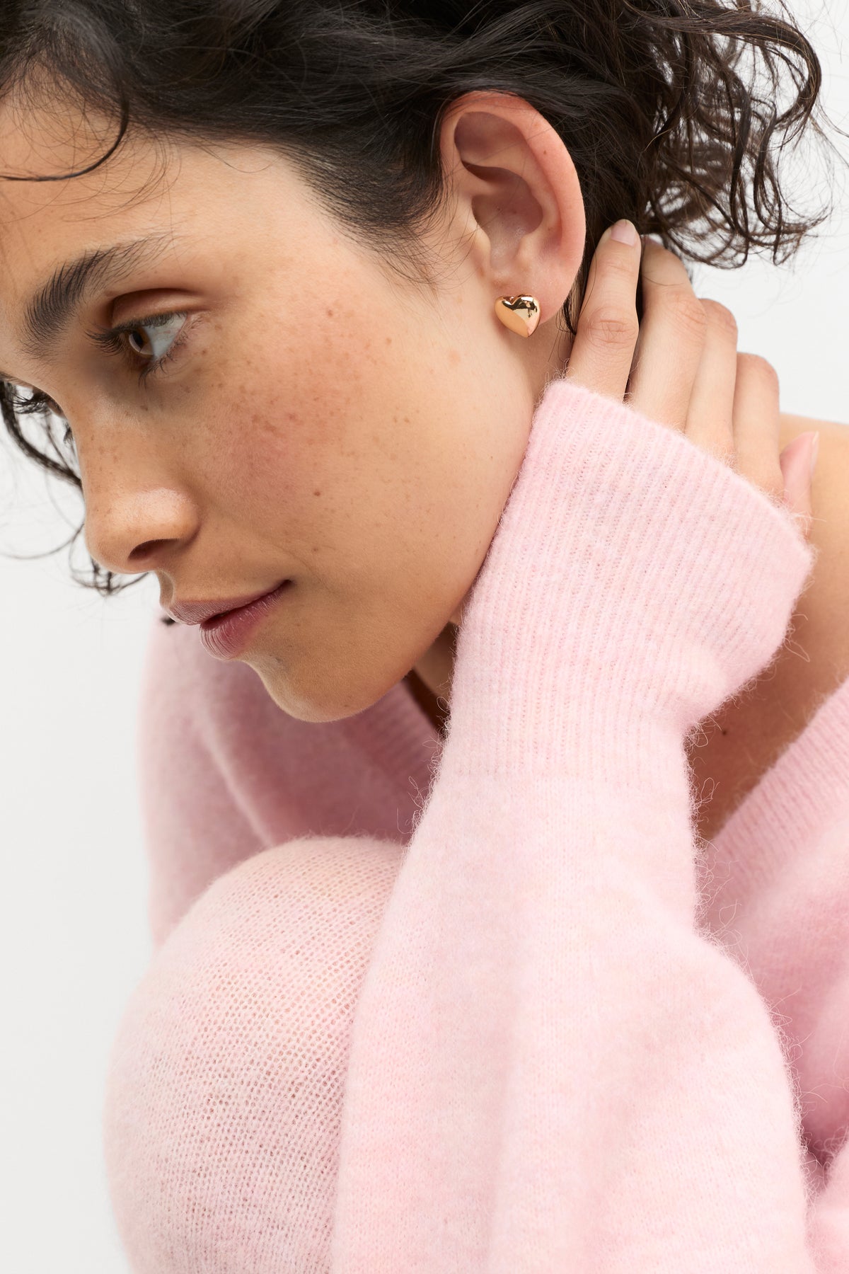 Heart Stud Earring