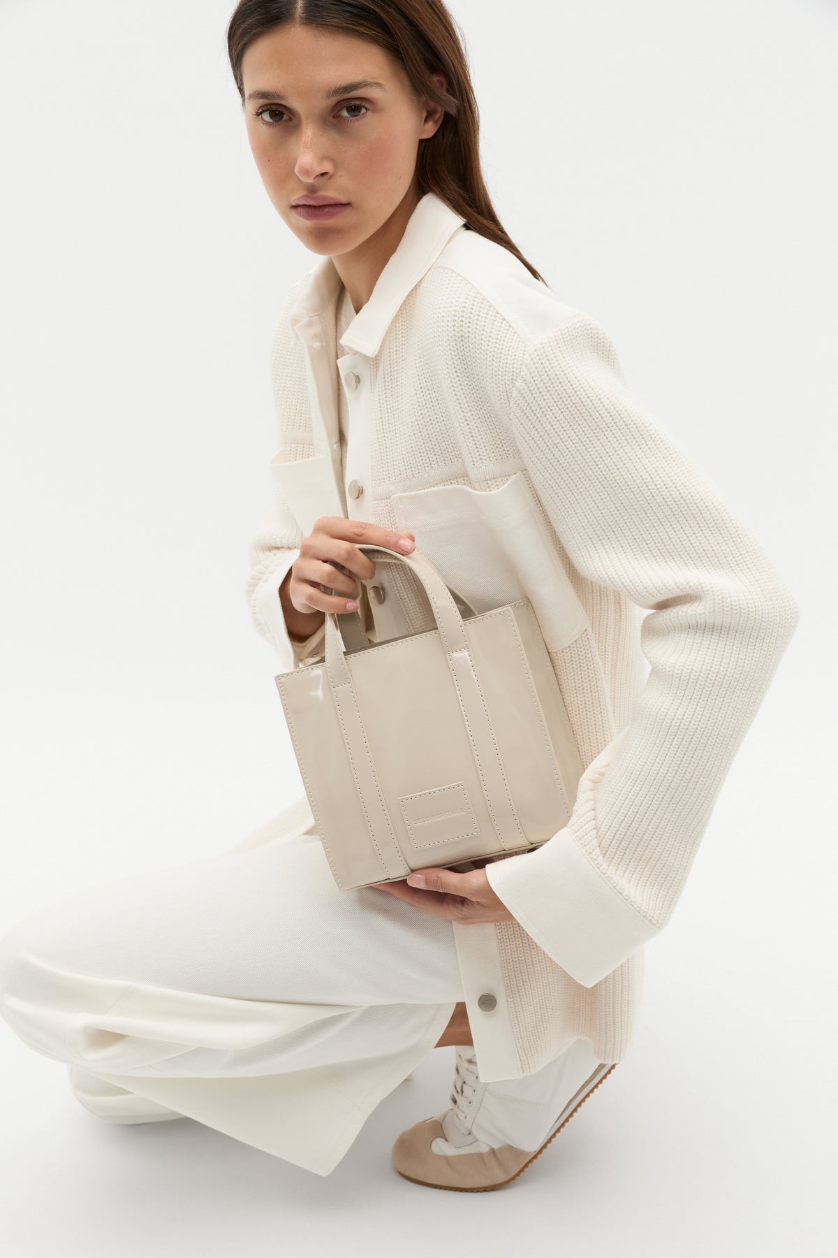 Coated Carry All Mini Tote