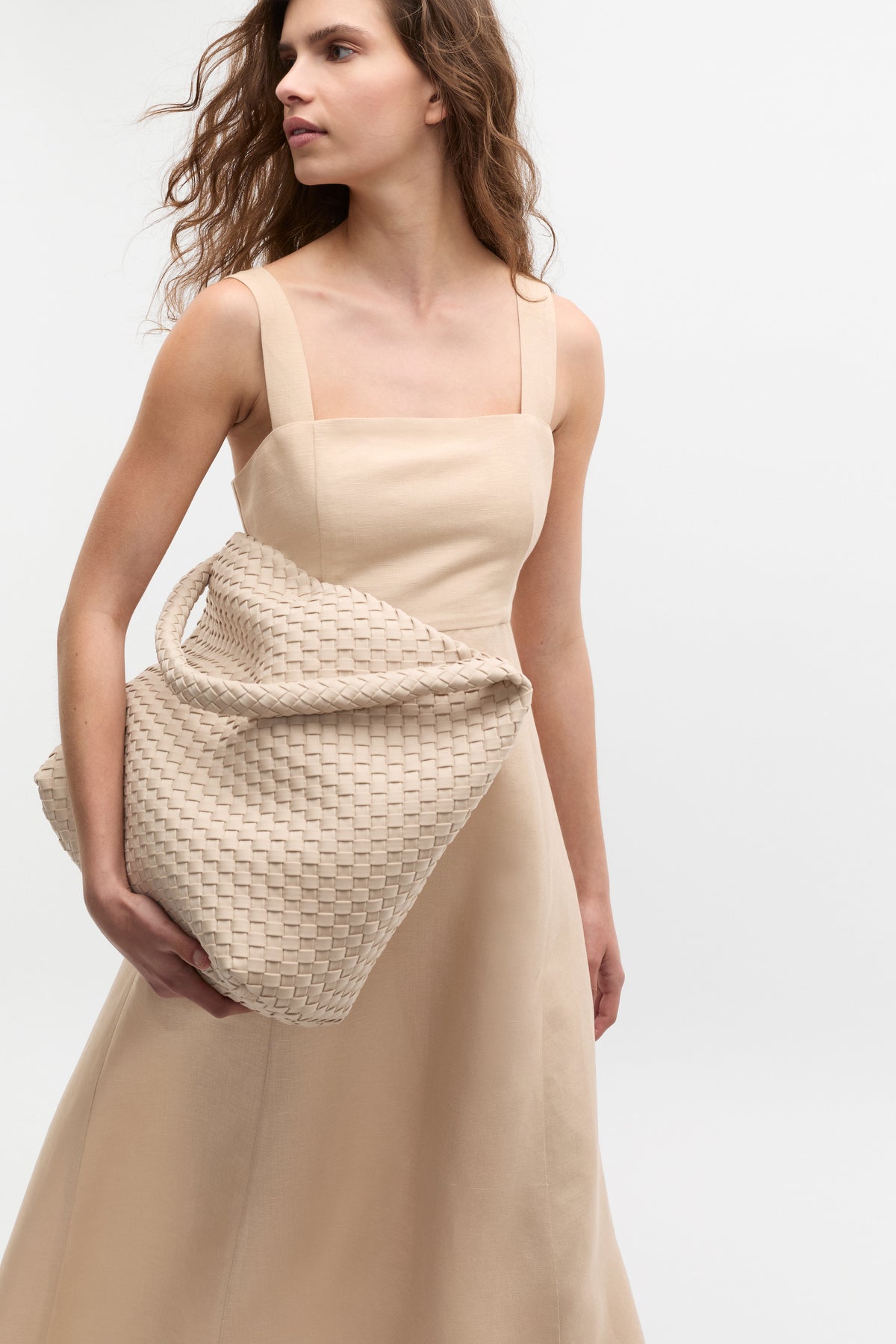 Woven Textured Tote