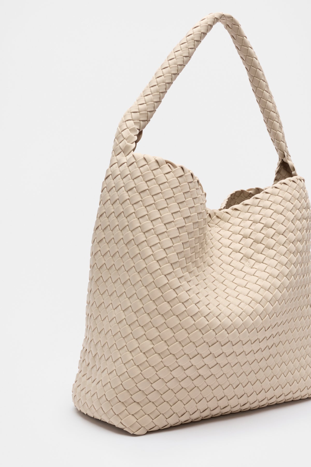 Woven Textured Tote