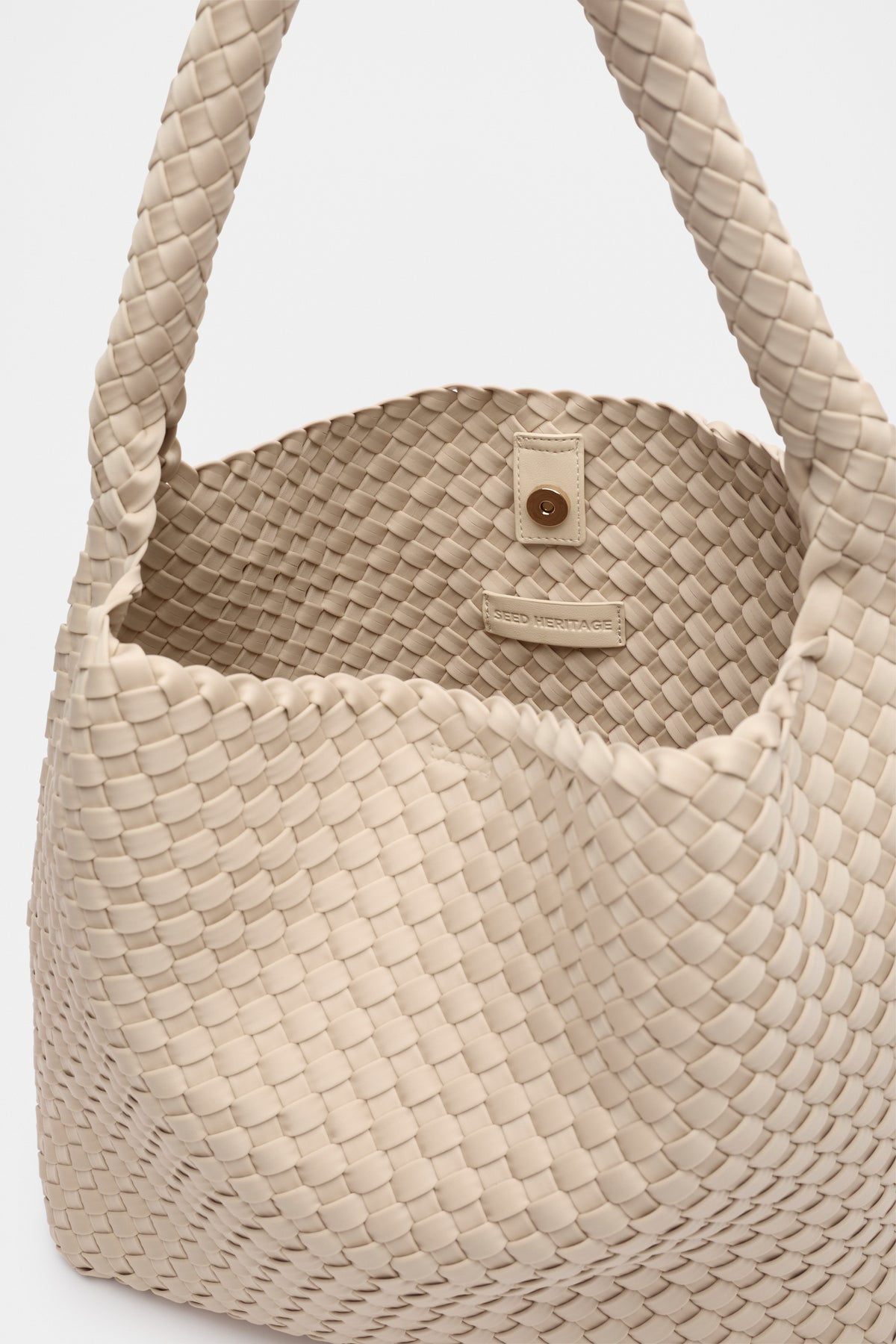 Woven Textured Tote