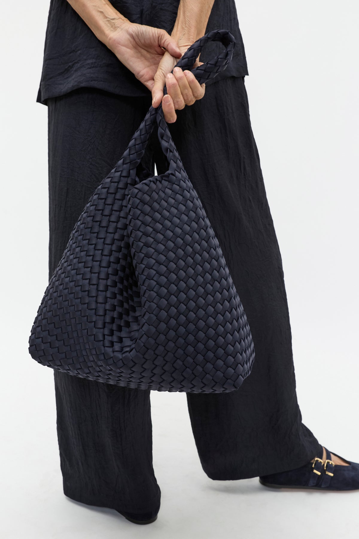 Woven Textured Tote