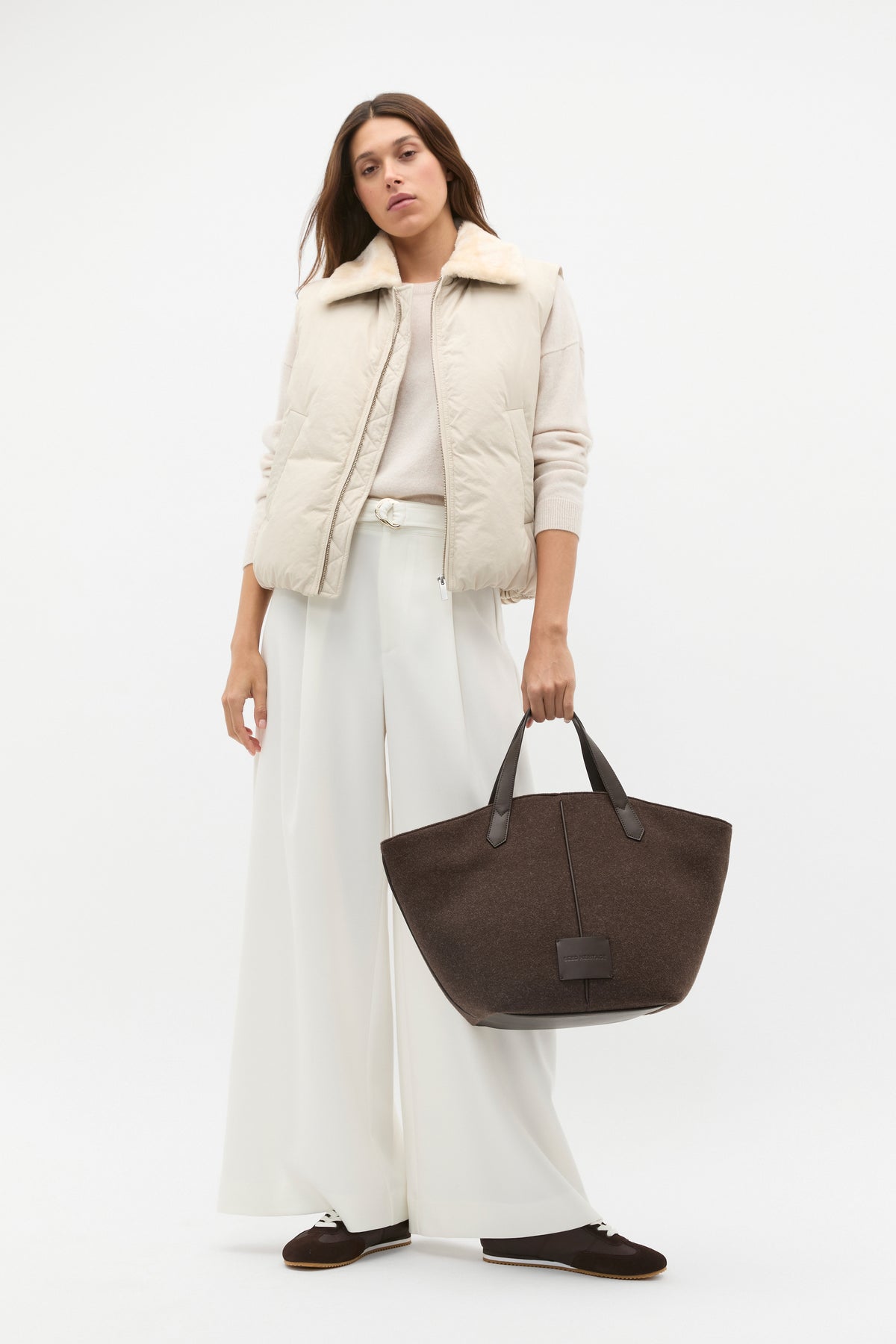 Felt Large Carry All Tote