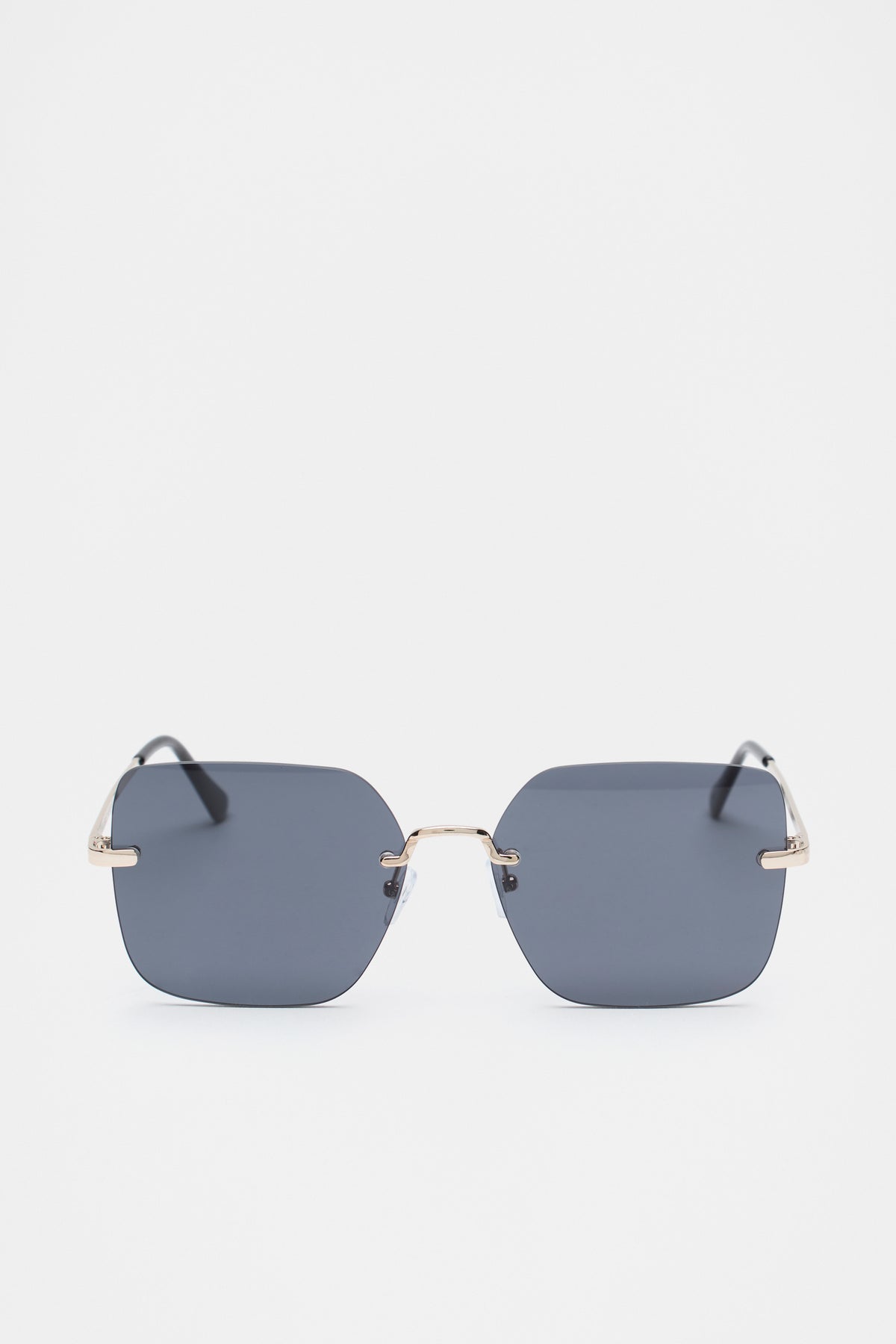 Matea Rectangle Frameless Sunglasses