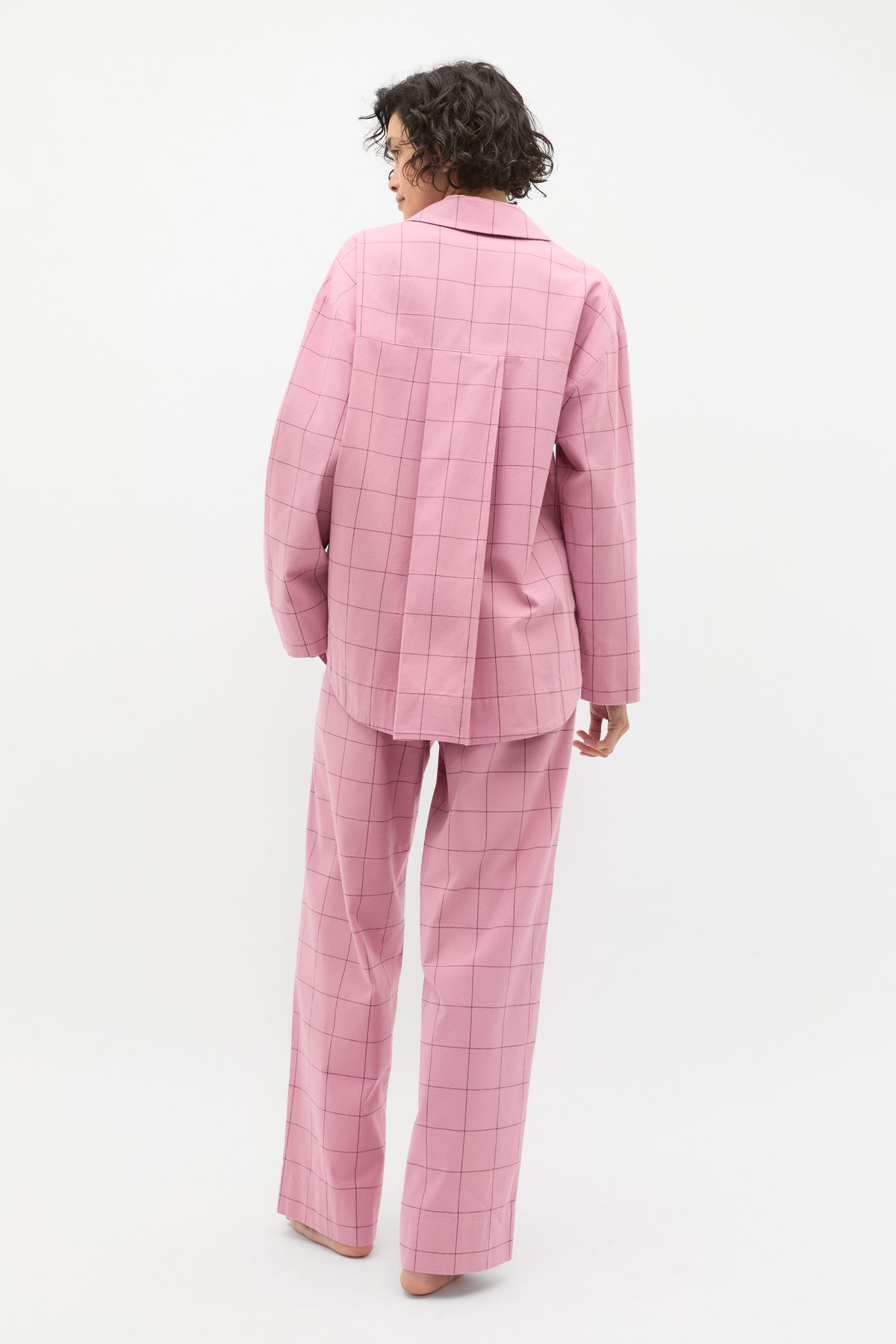 Flannelette Shirt and Pant PJ Set