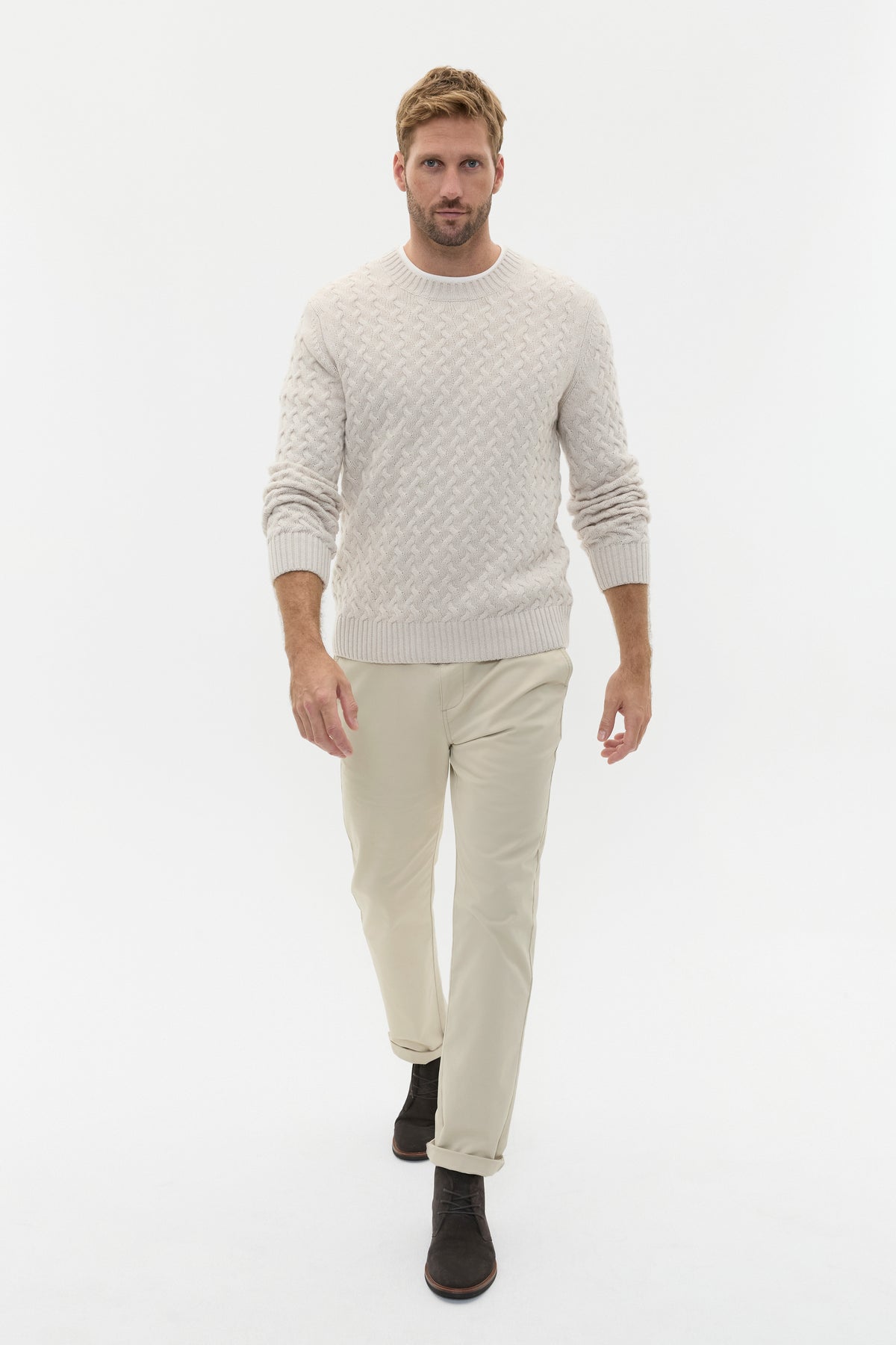 Wool Blend Cable Knit
