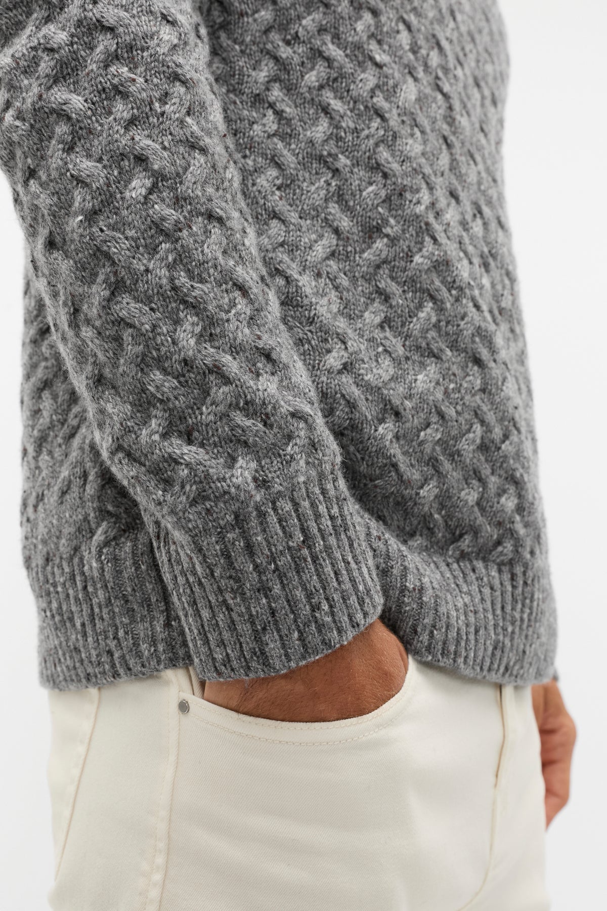 Wool Blend Cable Knit