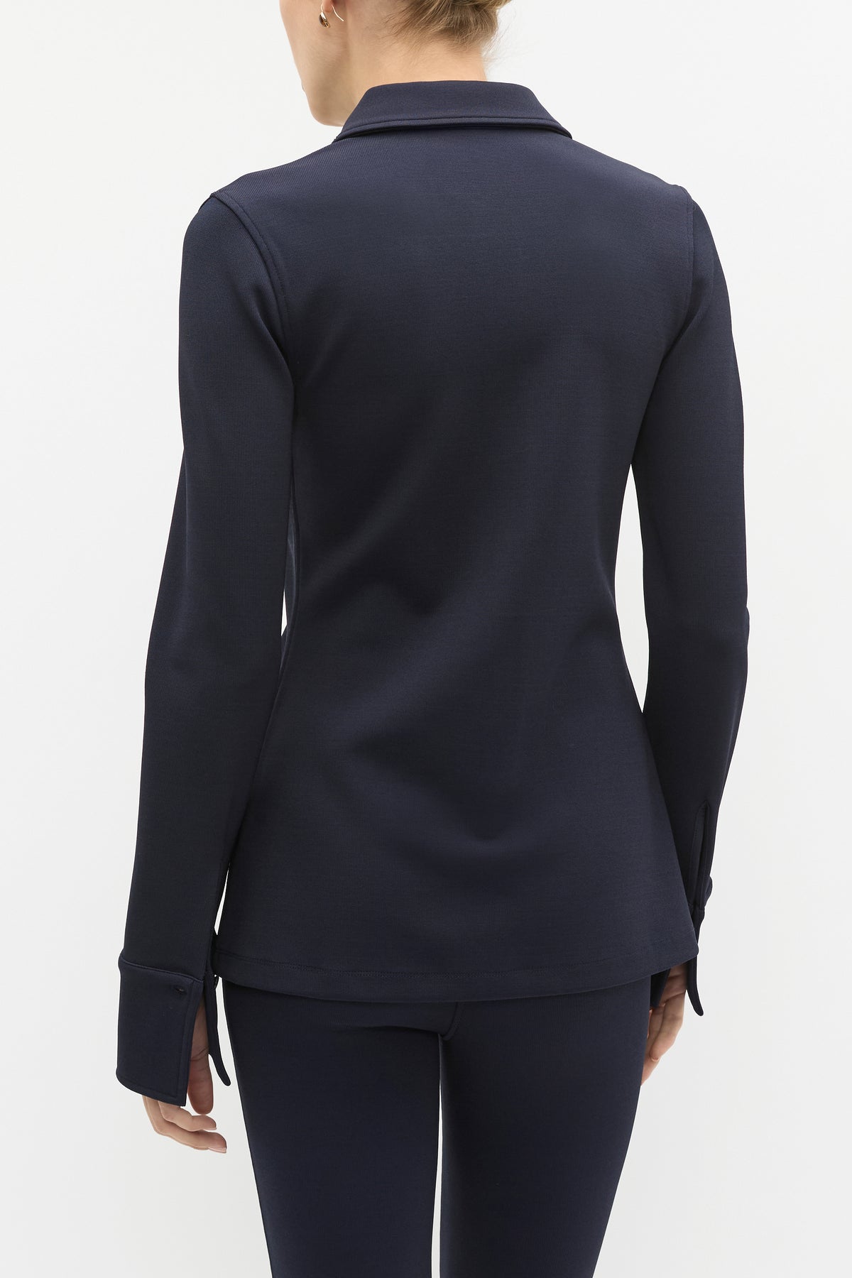 Compact Rib Polo Top