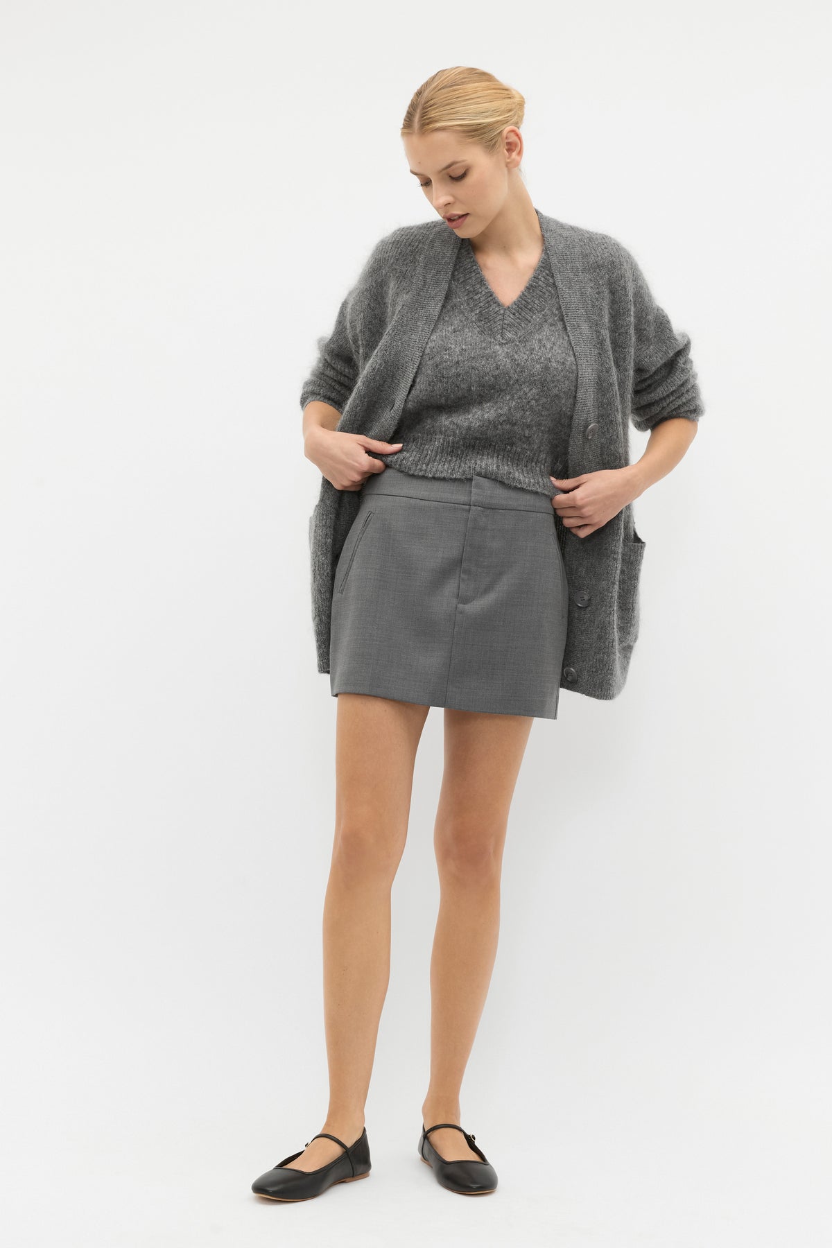 Crossdye Mini Skirt