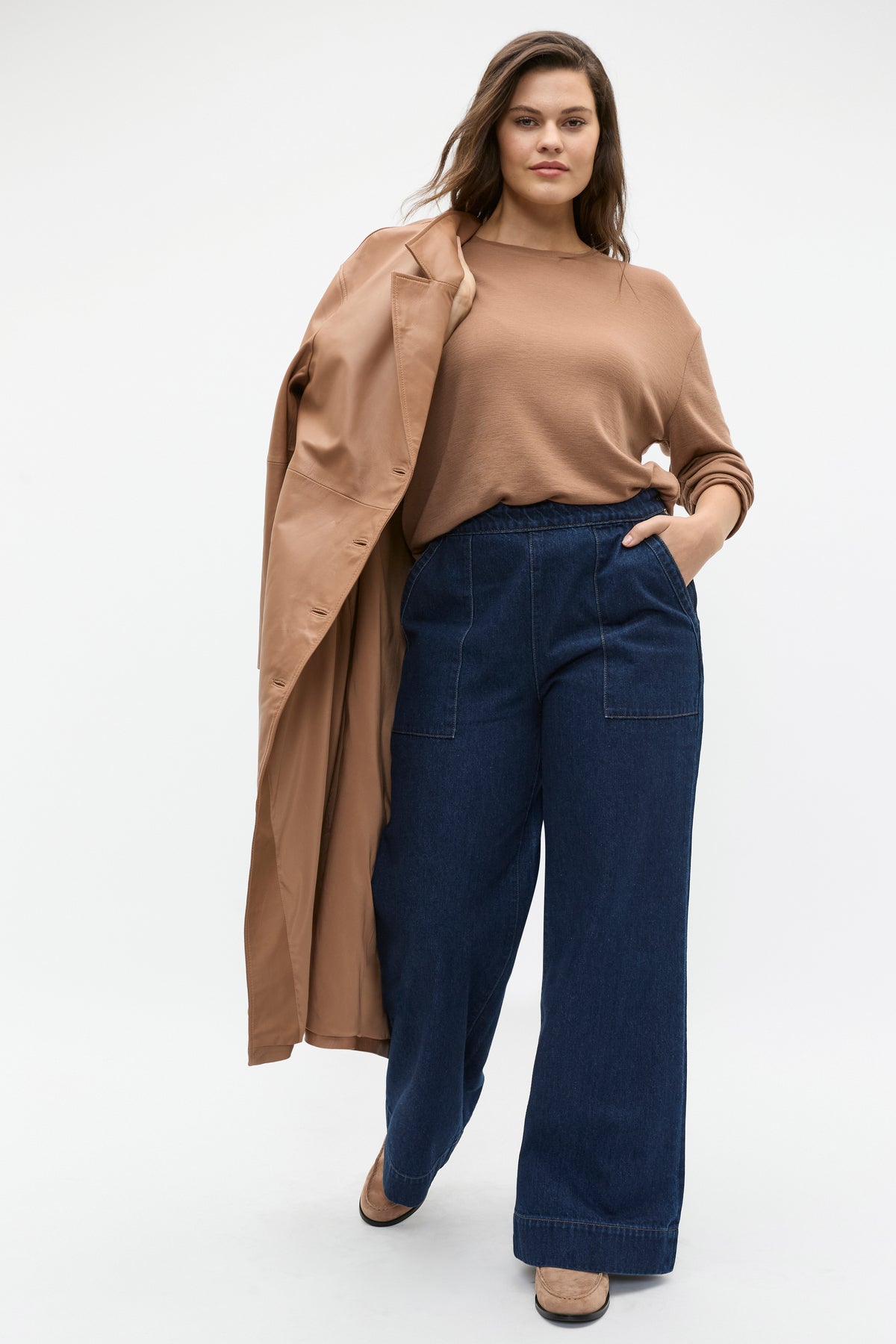 Denim Side Zip Jean