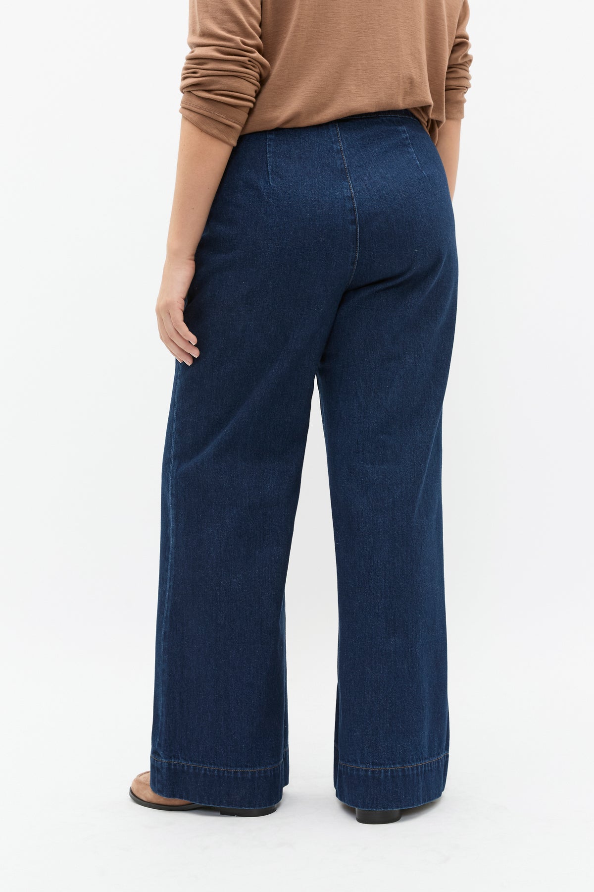 Denim Side Zip Jean