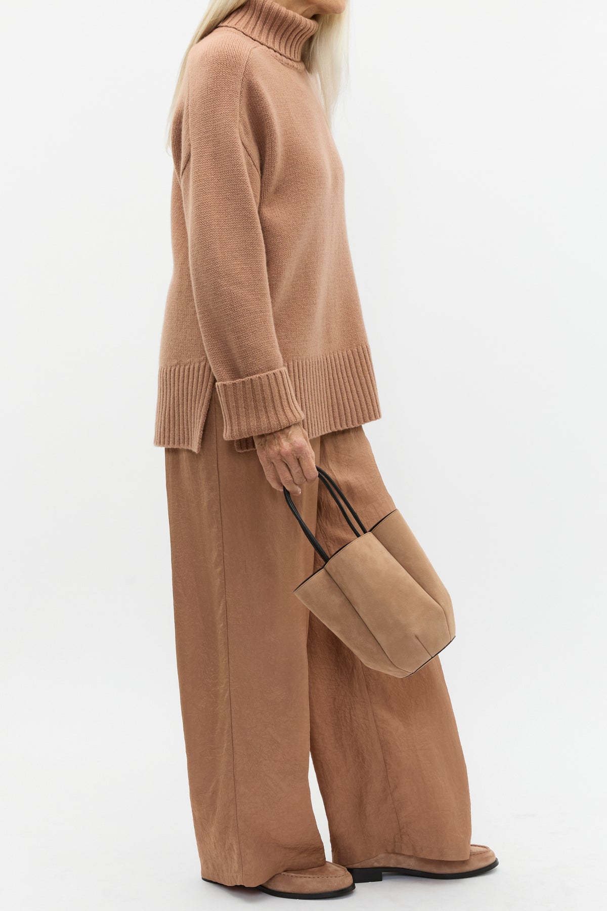 Textured Satin Pant