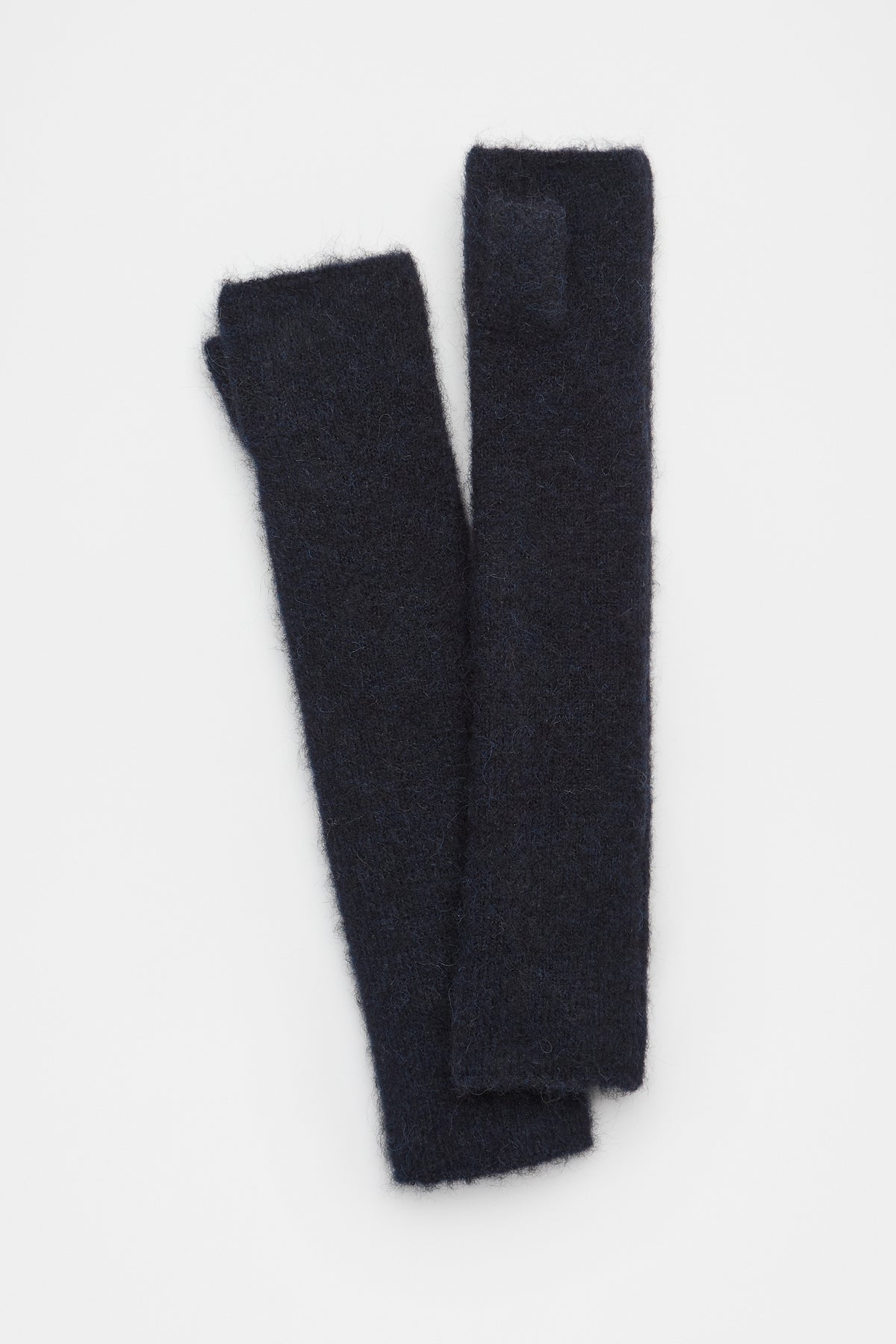 Fluffy Knit Arm Warmers