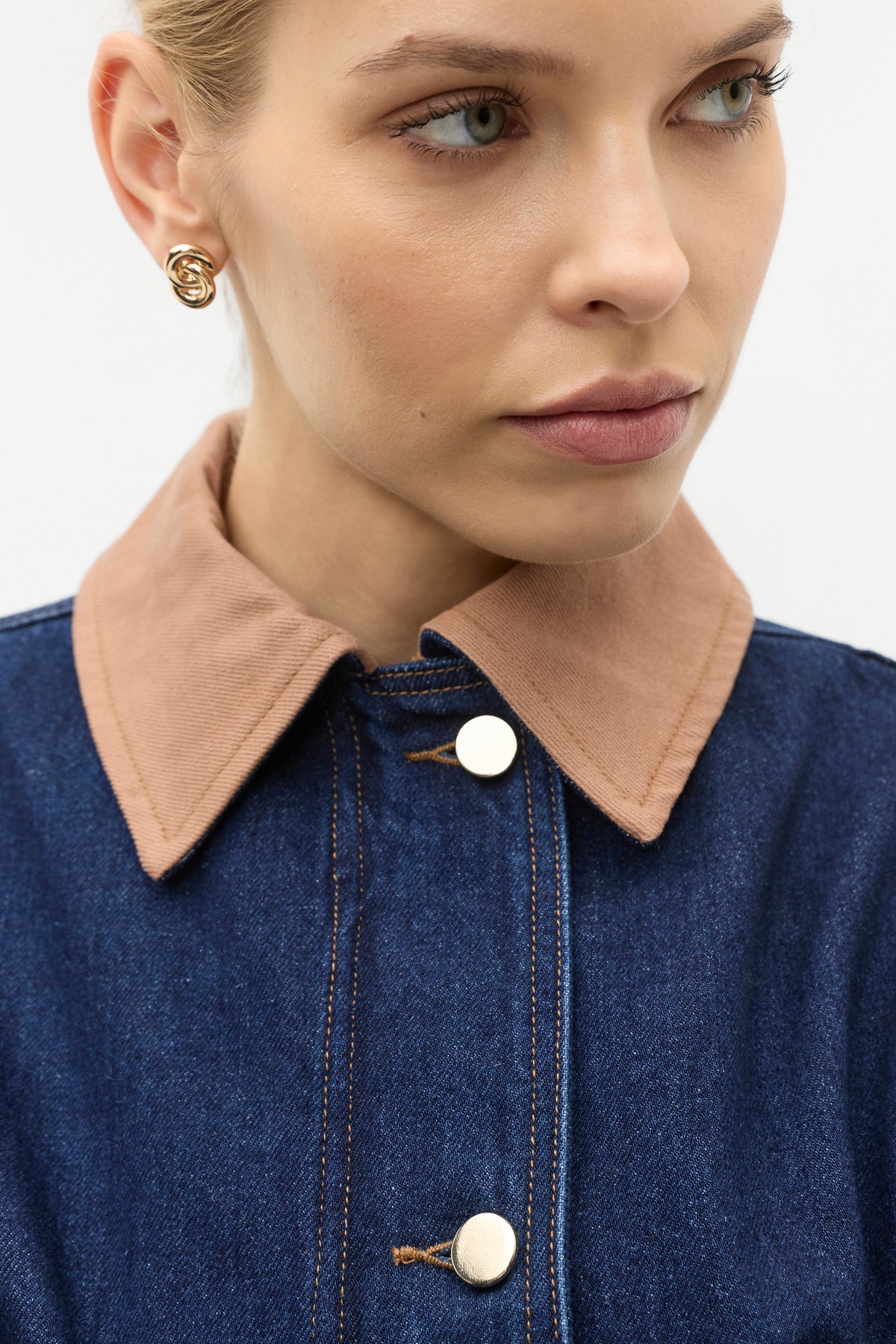 Double Circle Stud Earring