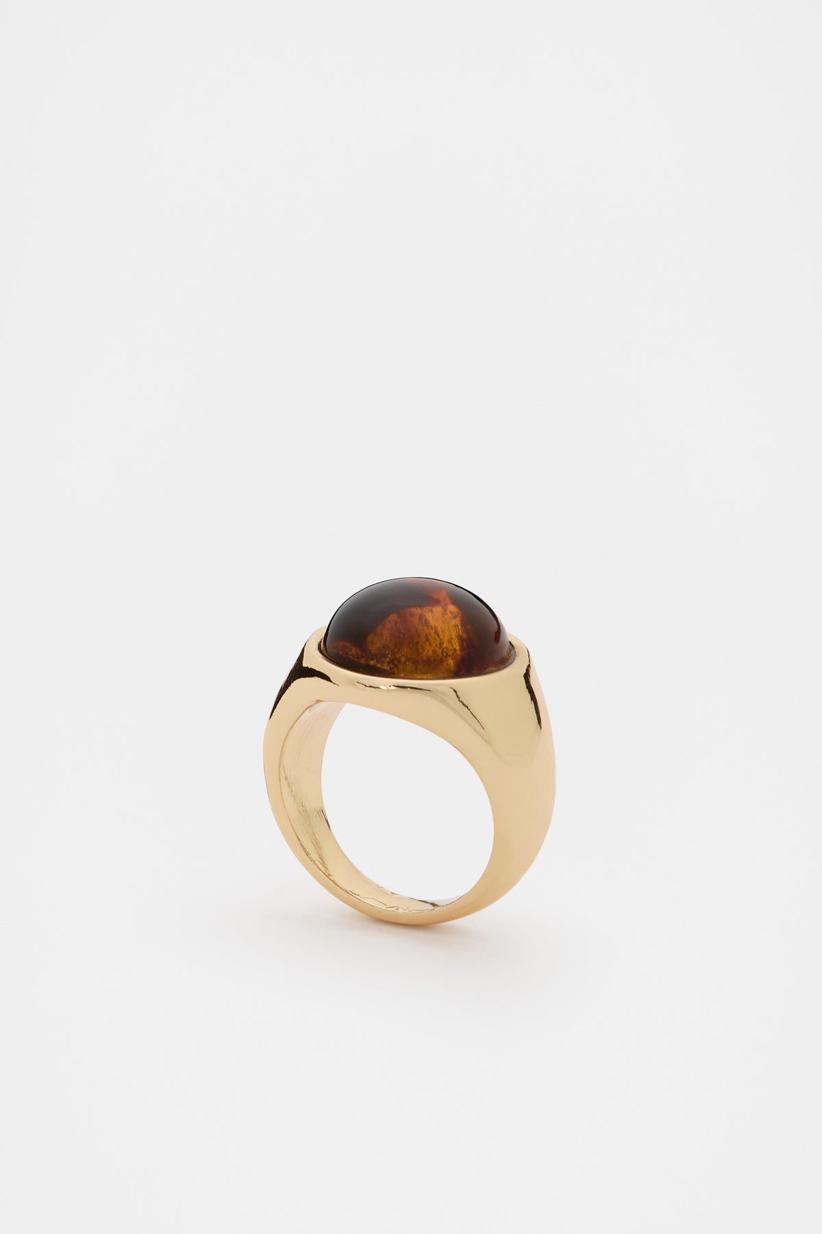 Resin Inlay Signet Ring